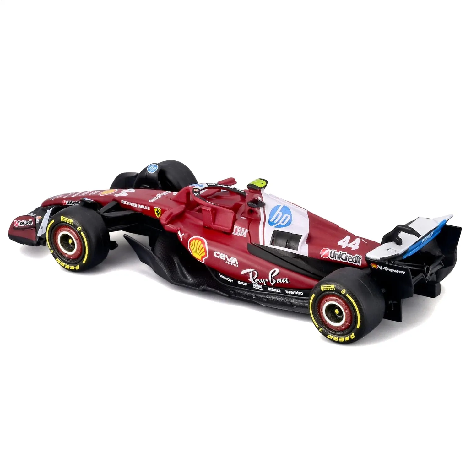 Bburago F1 Ferrari SF-25 #44 Lewis Hamilton 2025 Diecast 1:64 - immagine 4