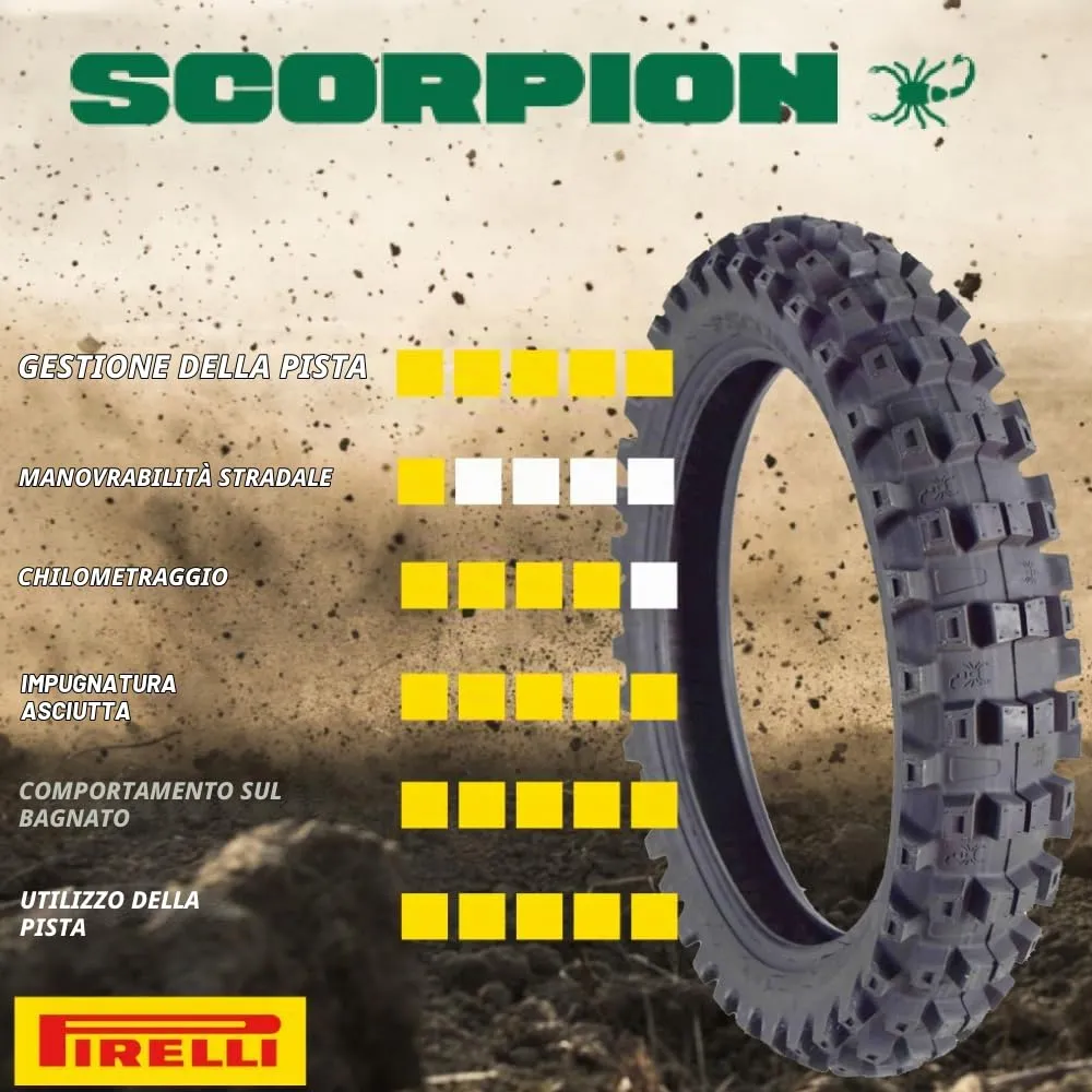Pirelli Scorpion XC Mid Soft Tyre 80/100-21 51R - immagine 3