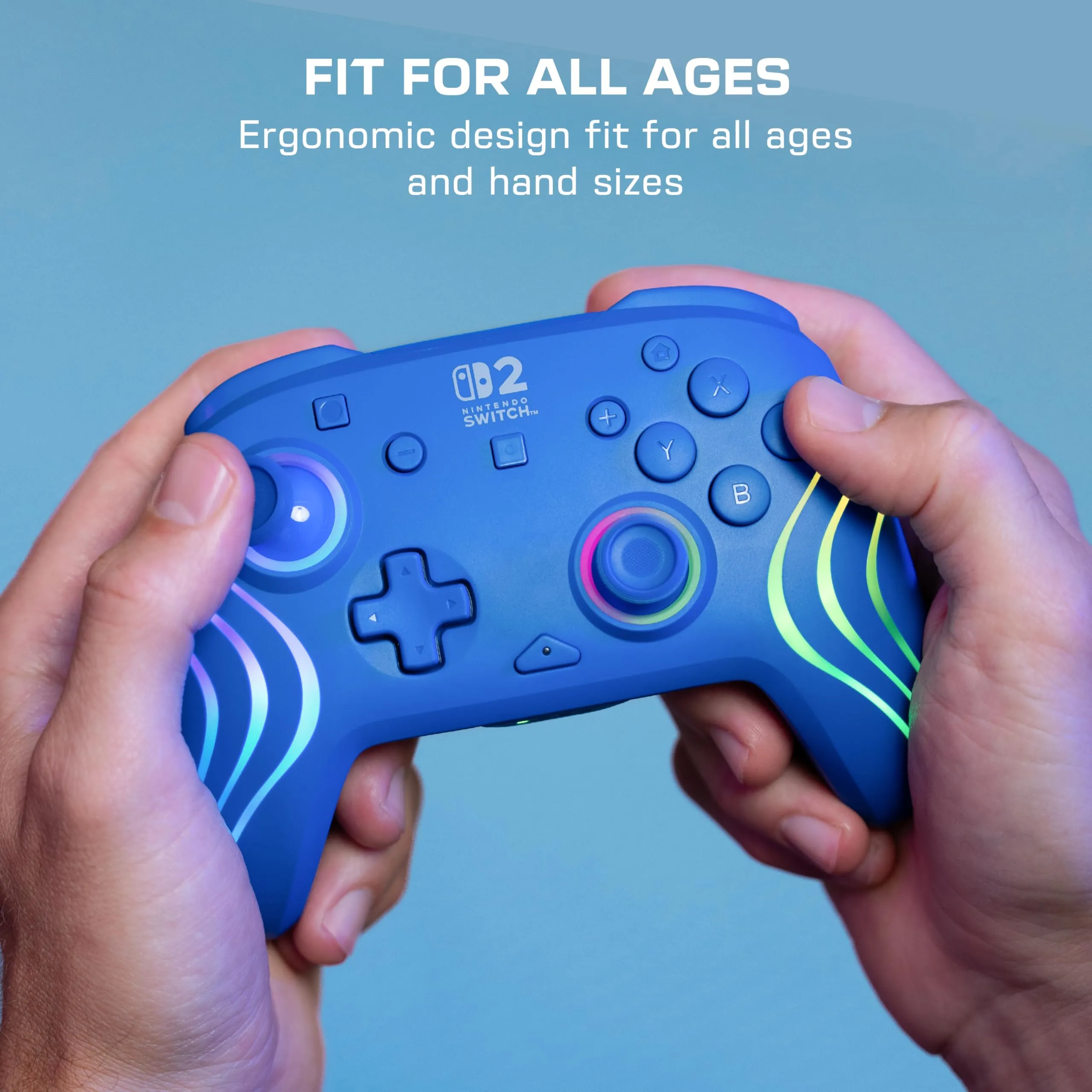Turtle Beach Afterglow Wireless Gaming Controller RGB for Nintendo Switch - Blue - immagine 9