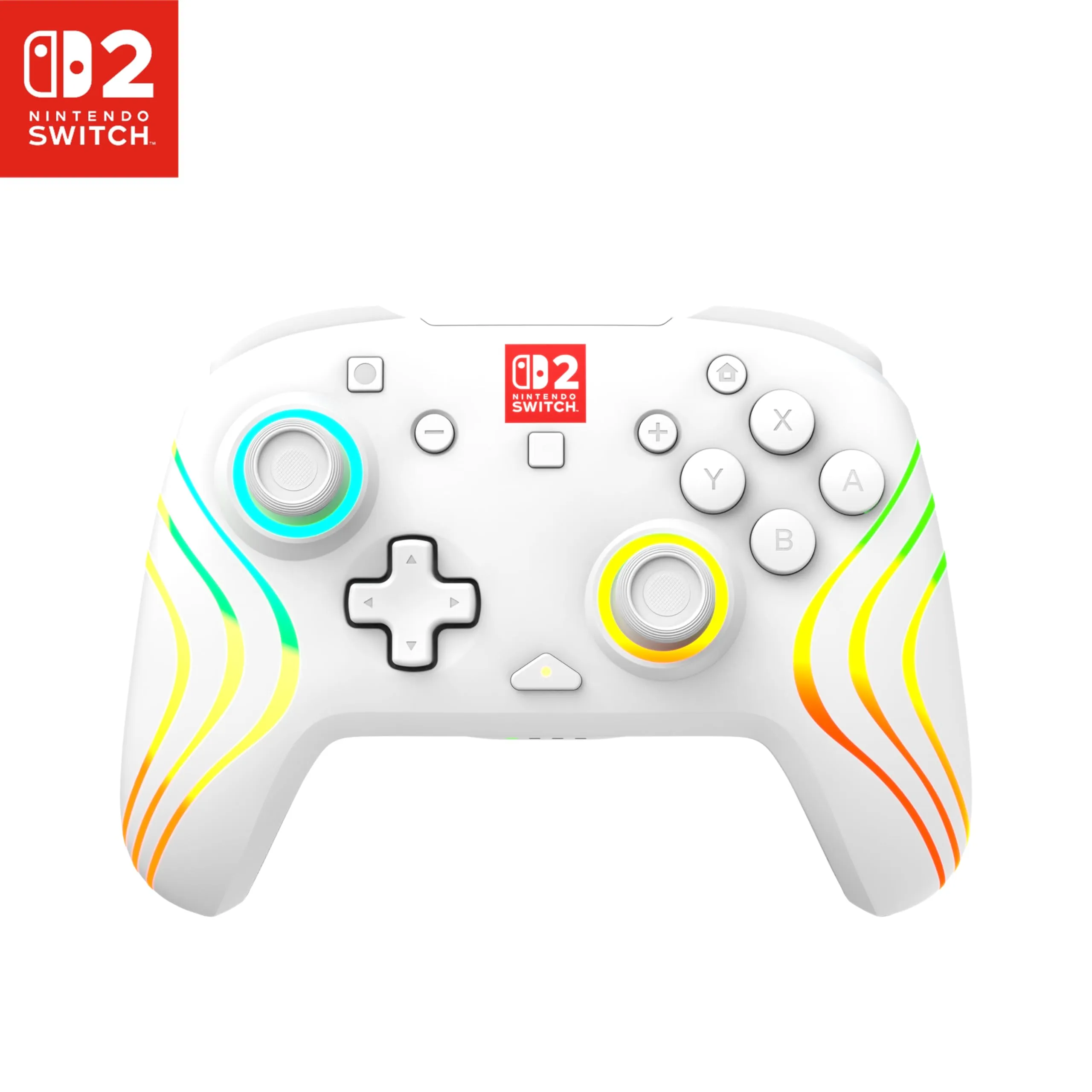 Turtle Beach Afterglow Bianco Wireless RGB Controller for Nintendo Switch 2 - immagine 1