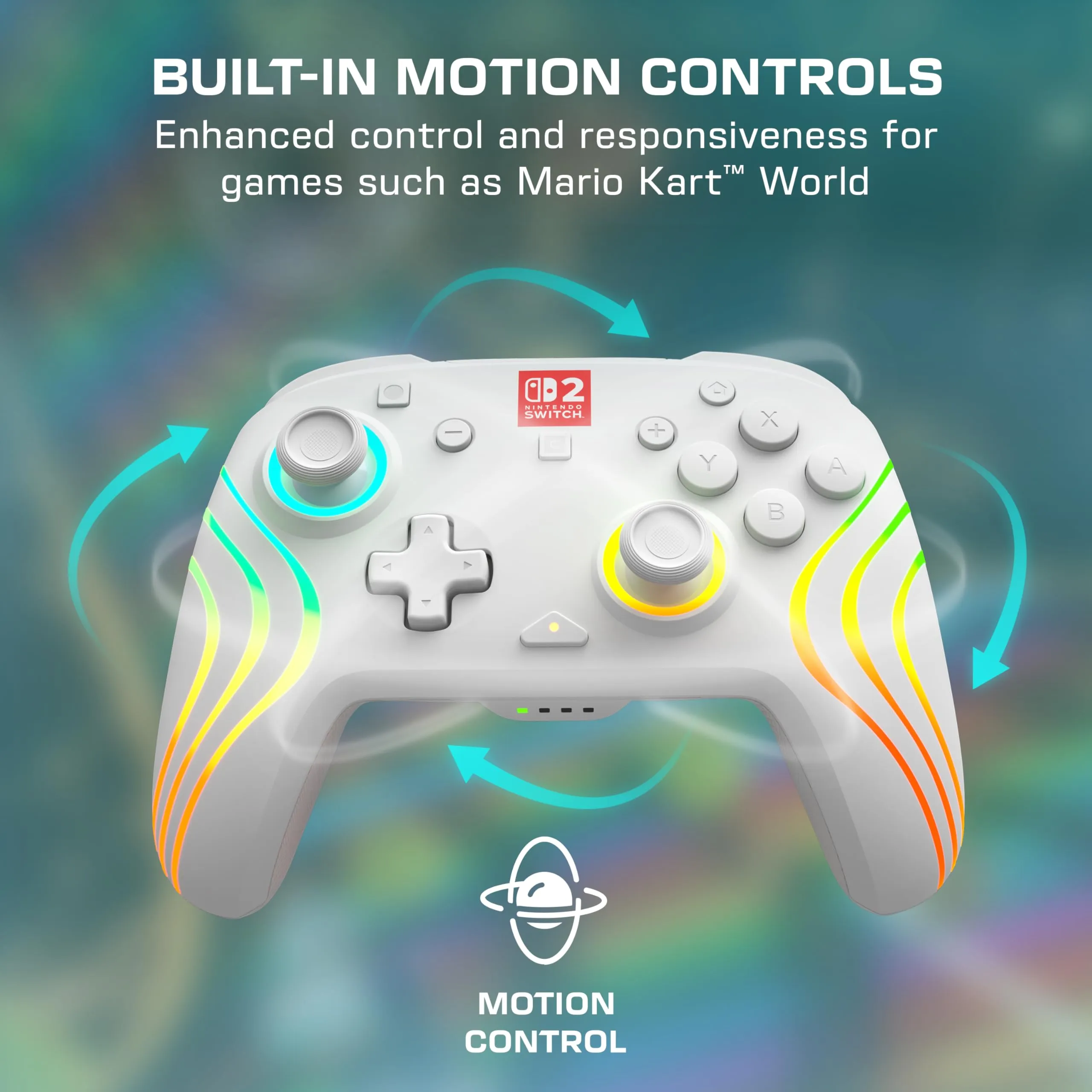 Turtle Beach Afterglow Bianco Wireless RGB Controller for Nintendo Switch 2 - immagine 8