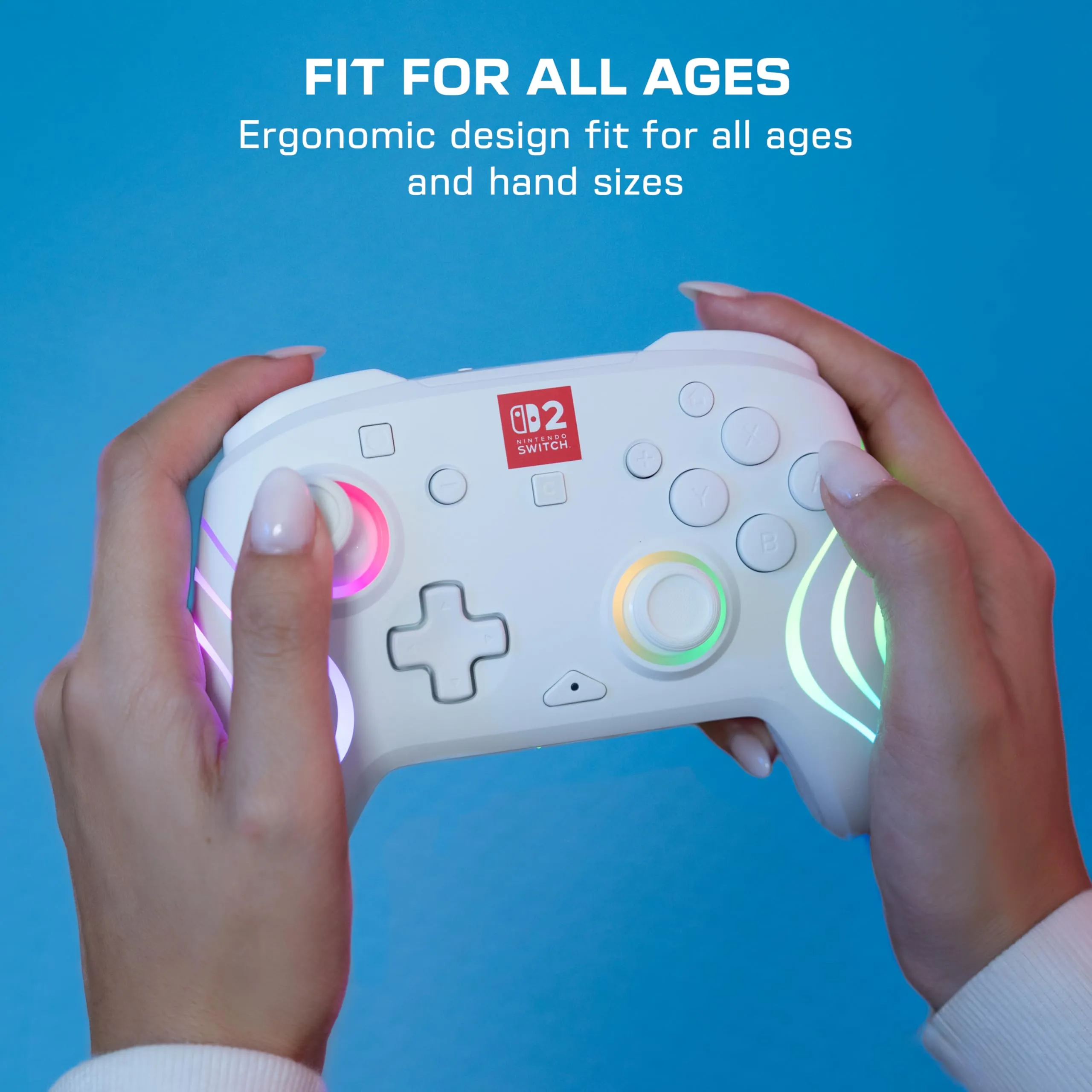 Turtle Beach Afterglow Bianco Wireless RGB Controller for Nintendo Switch 2 - immagine 9