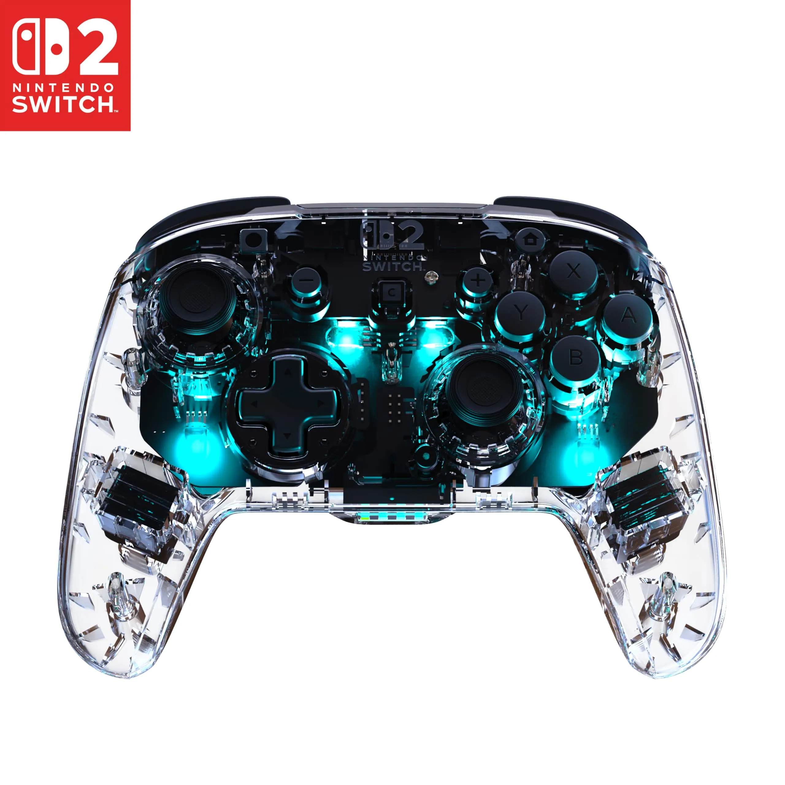 Turtle Beach Afterglow Chiaro Controller Wireless RGB per Nintendo Switch 2 - immagine 1