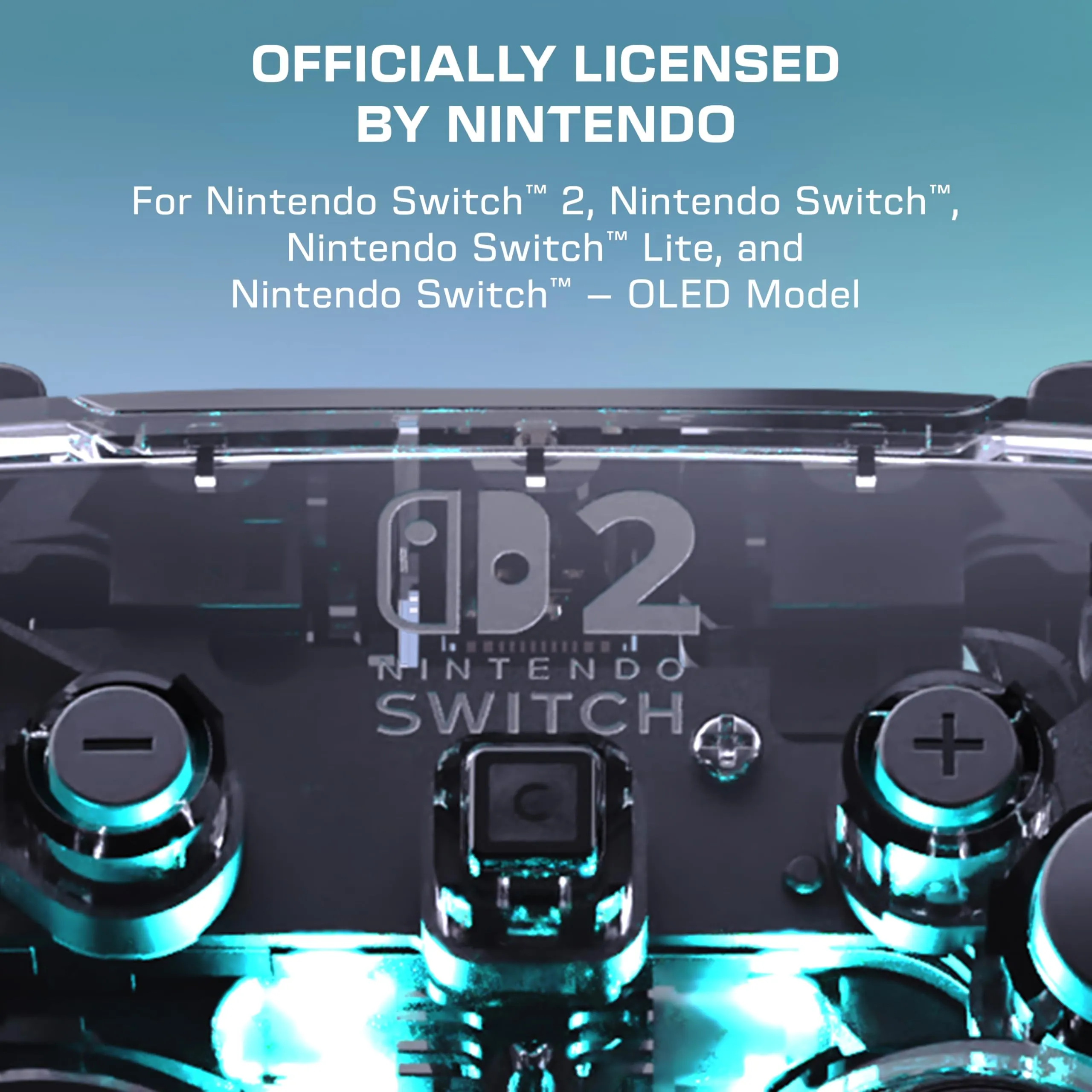 Turtle Beach Afterglow Chiaro Controller Wireless RGB per Nintendo Switch 2 - immagine 2