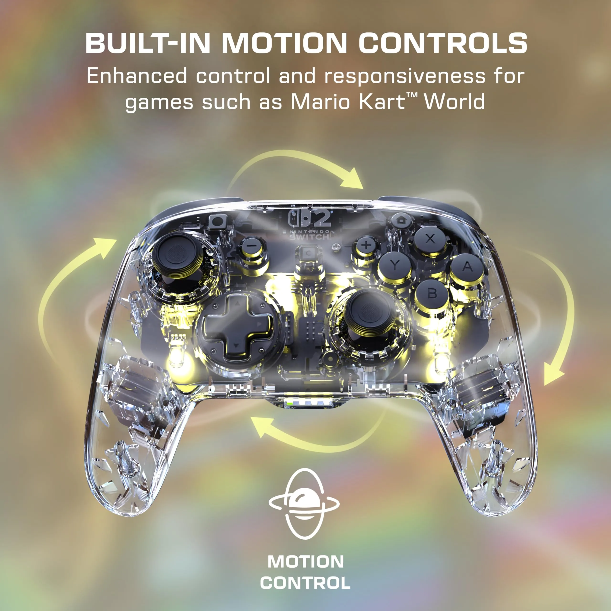 Turtle Beach Afterglow Chiaro Controller Wireless RGB per Nintendo Switch 2 - immagine 8