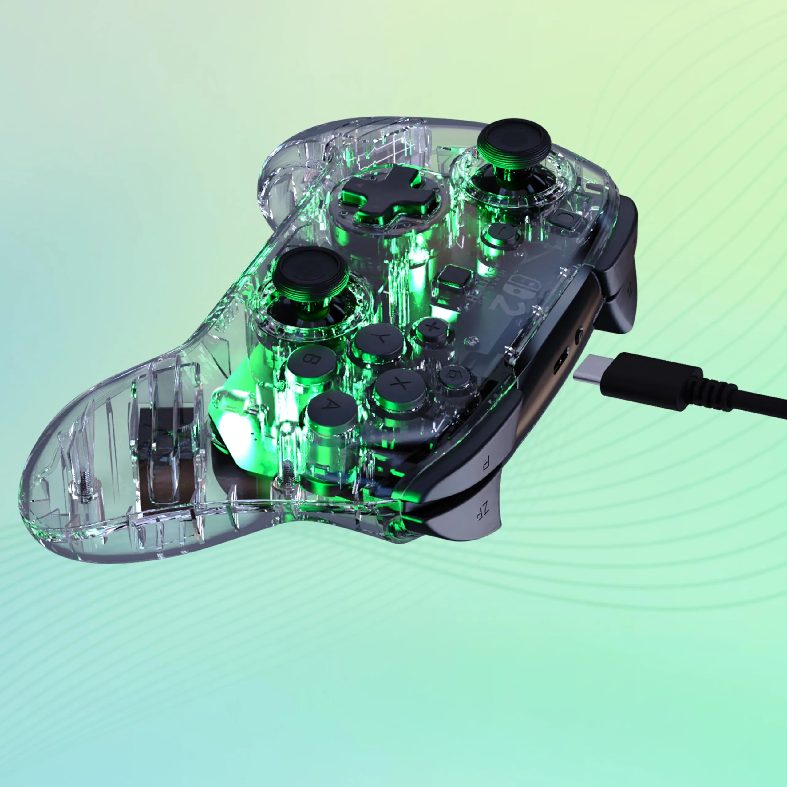 Turtle Beach Afterglow Chiaro Controller Wireless RGB per Nintendo Switch 2 - immagine 11