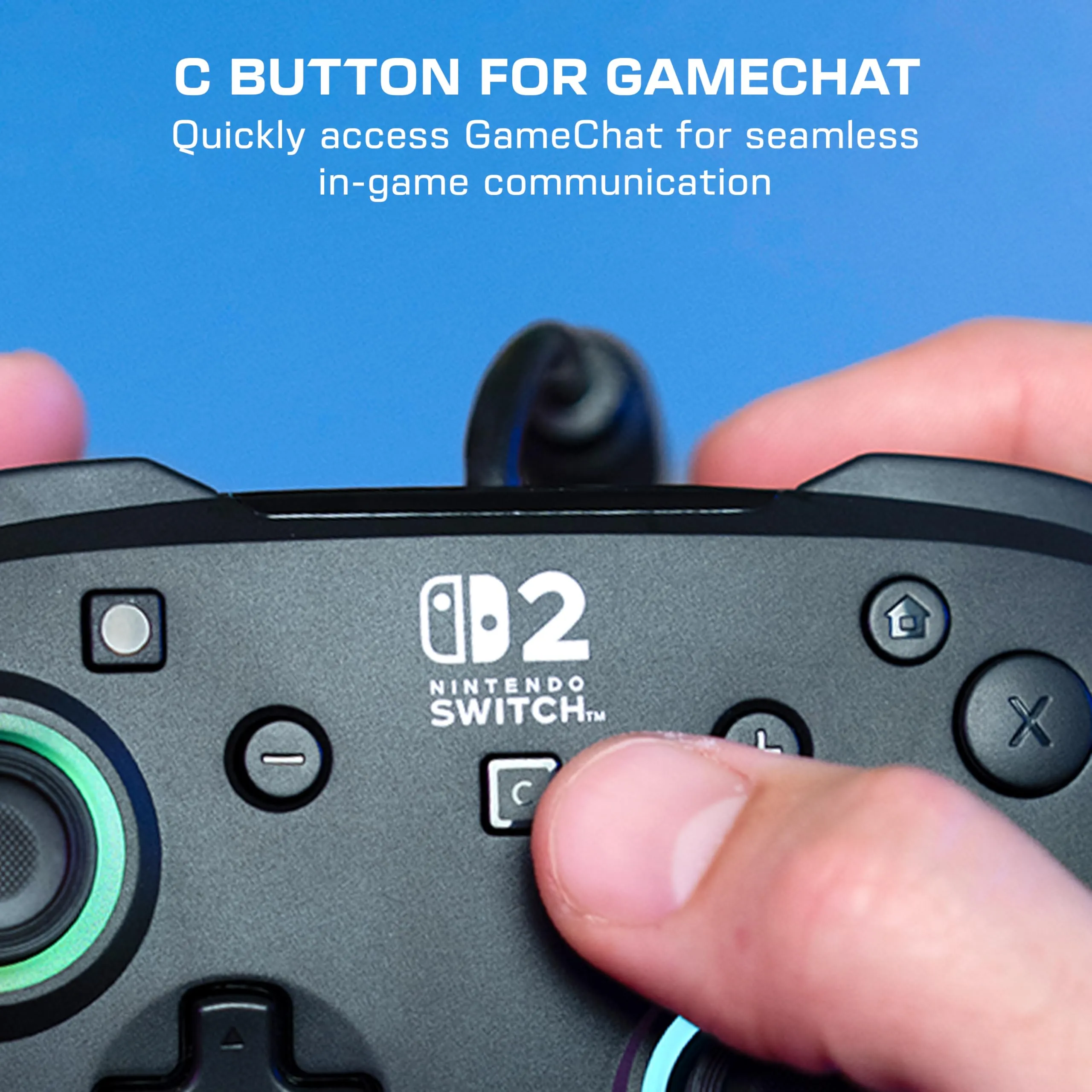 Turtle Beach Afterglow Nero Wired RGB Gaming Controller for Nintendo Switch 2 - immagine 5