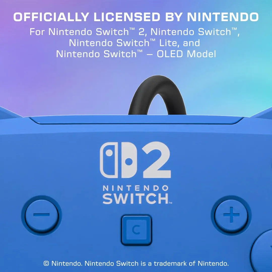 Turtle Beach Afterglow Gaming Controller RGB Wired for Nintendo Switch, Blue - immagine 2