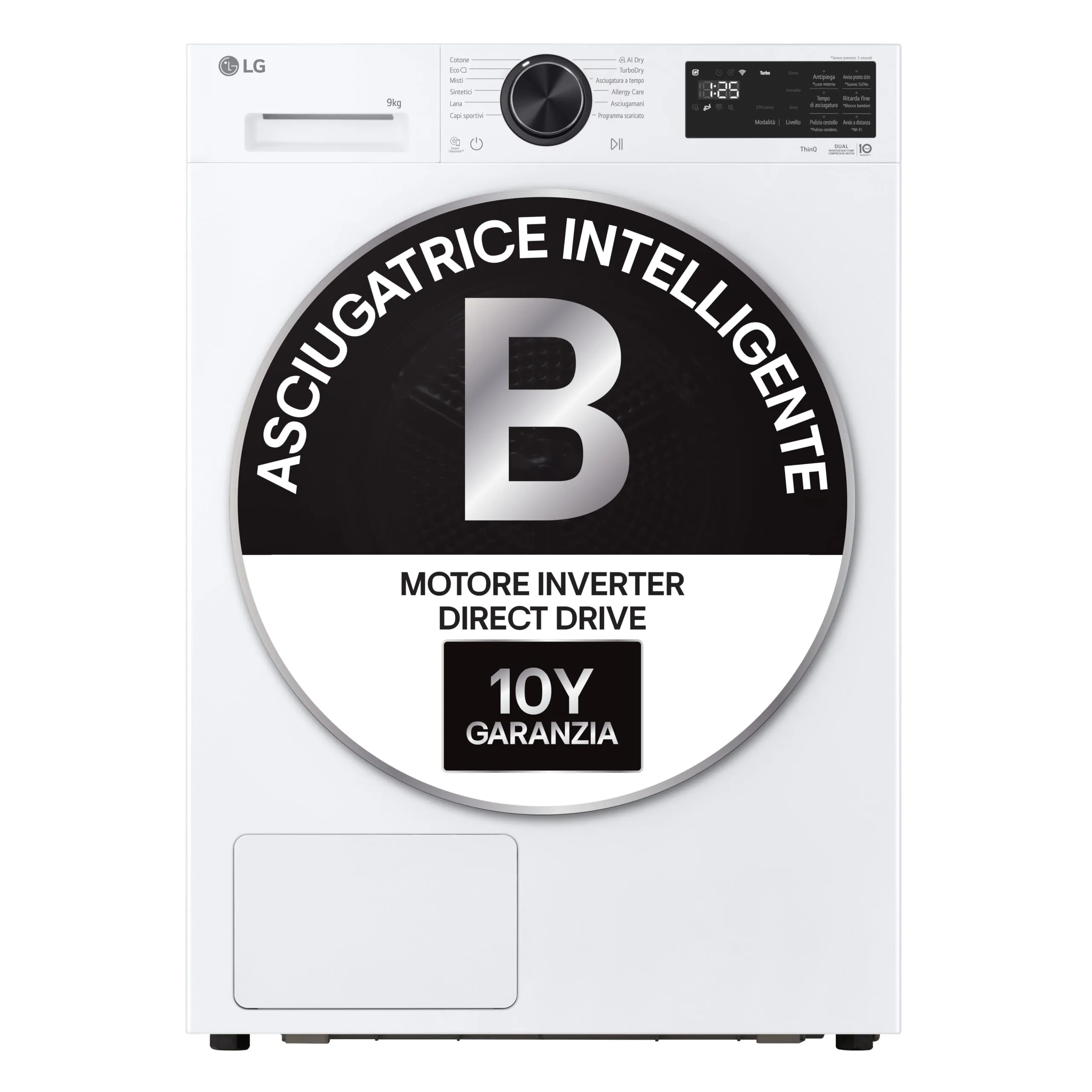 LG Asciugatrice AI Dry 9 kg Classe B RNX59TLBAI - immagine 2