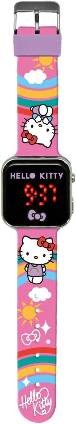 Clondo Orologio da Polso Digitale LED Hello Kitty per Bambina - immagine 3