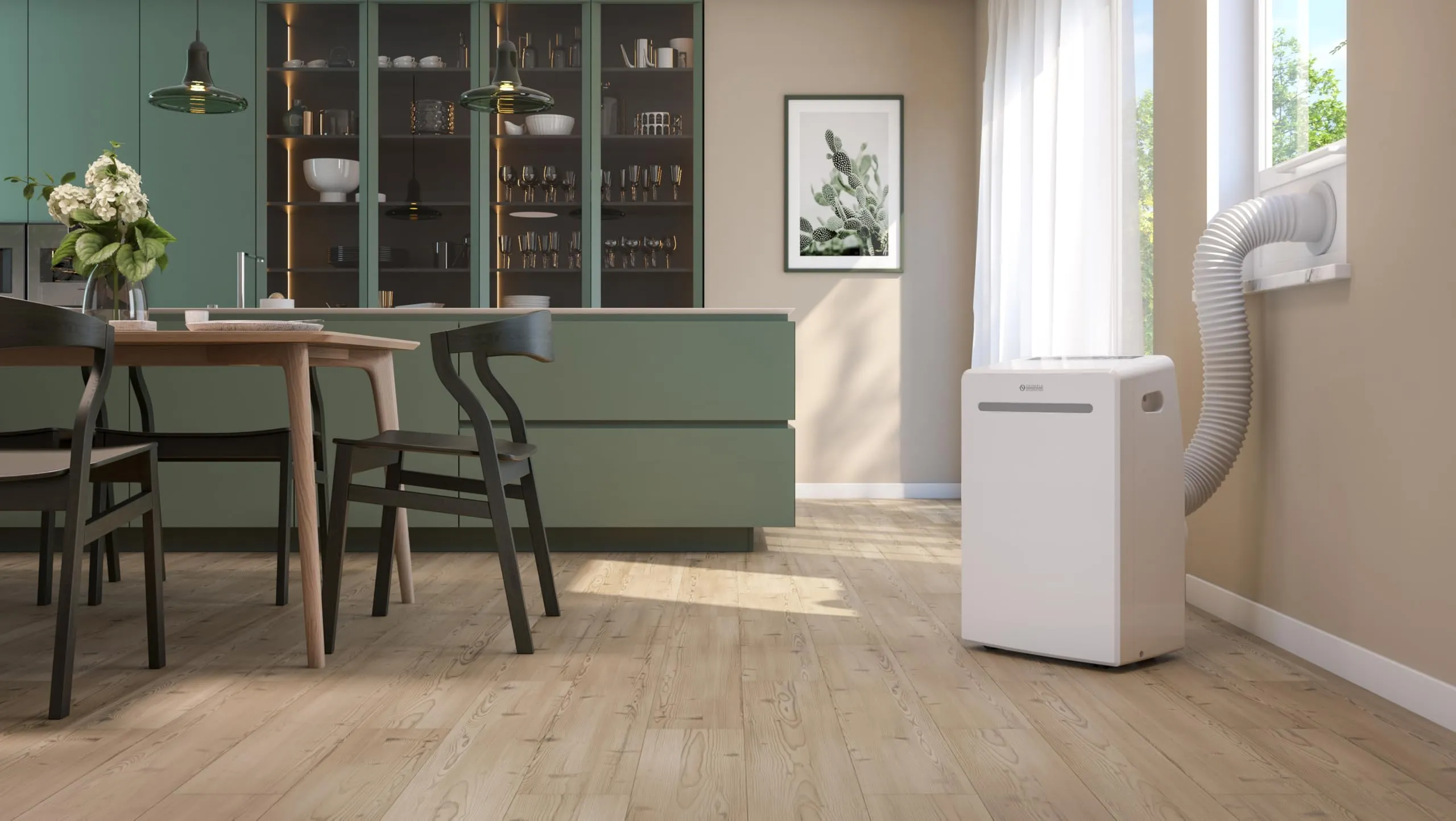 Olimpia Splendid Dolceclima Aira 12 S NW Portable Air Conditioner, 12000 BTU/h, Class A, 2.9kW, R290, Wifi, 02666 - immagine 4