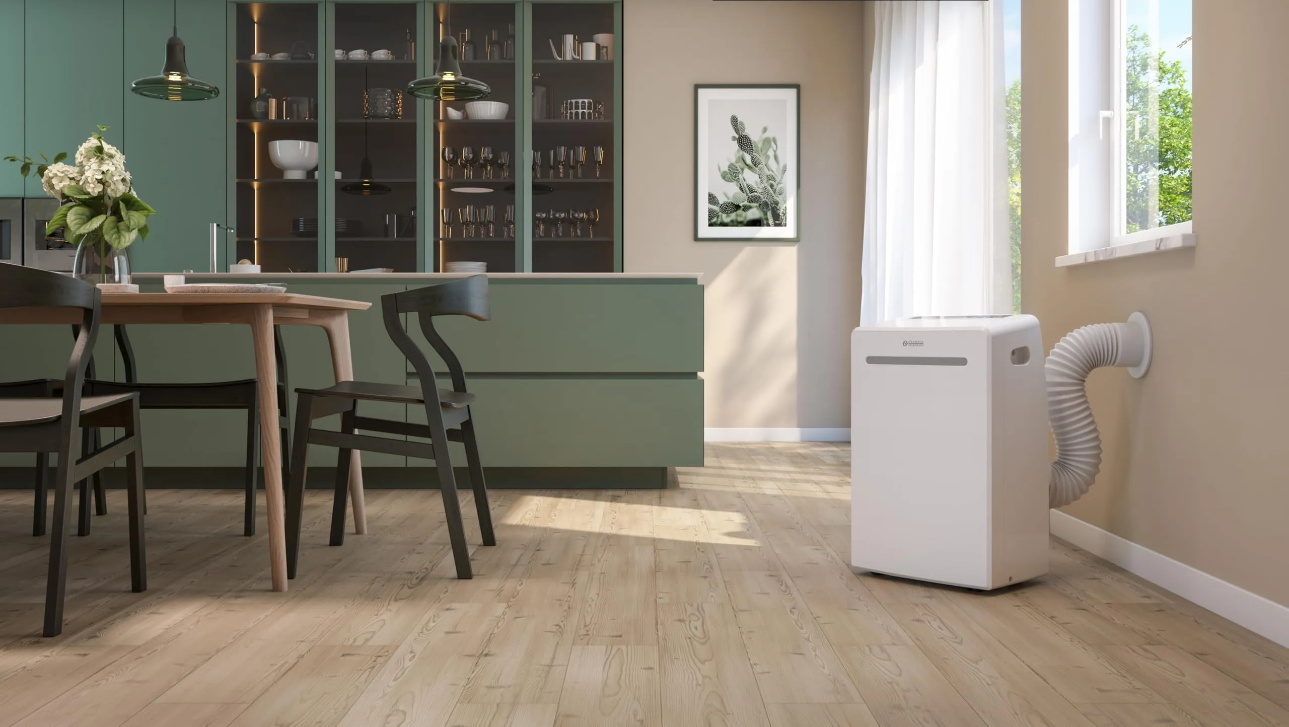 Olimpia Splendid Dolceclima Aira 12 S NW Portable Air Conditioner, 12000 BTU/h, Class A, 2.9kW, R290, Wifi, 02666 - immagine 5
