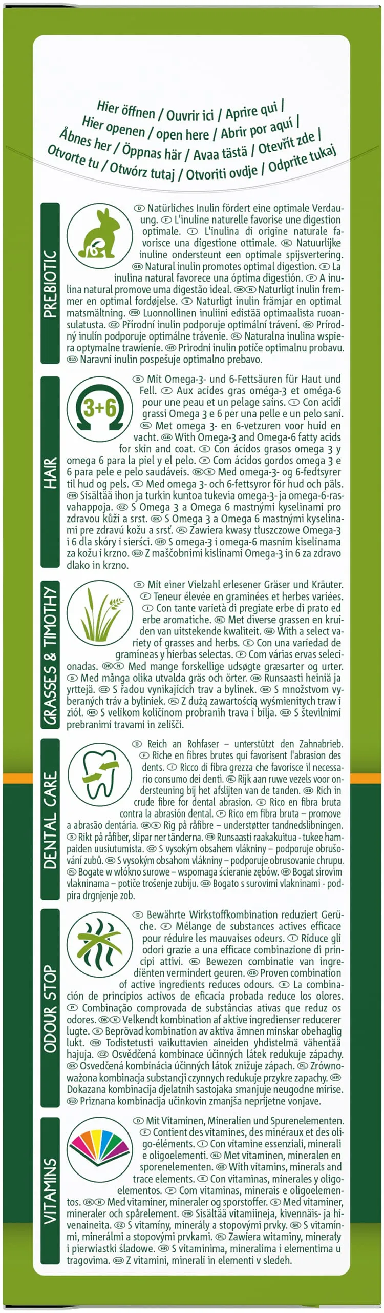 Vitakraft Vita Special Mangime per Cincillà Erbe Aromatiche, All Ages, 600g - immagine 6