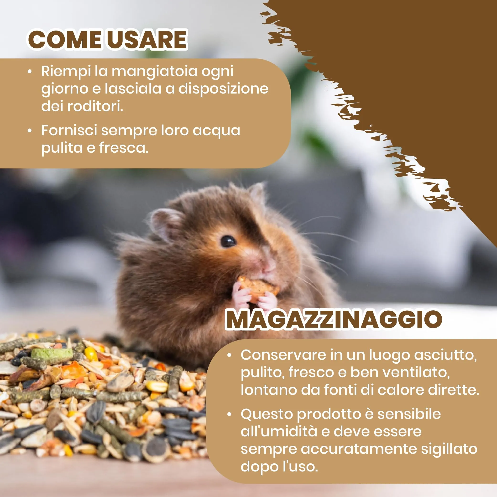 AreaAnimal Mixtura per Criceti, 900g - immagine 5