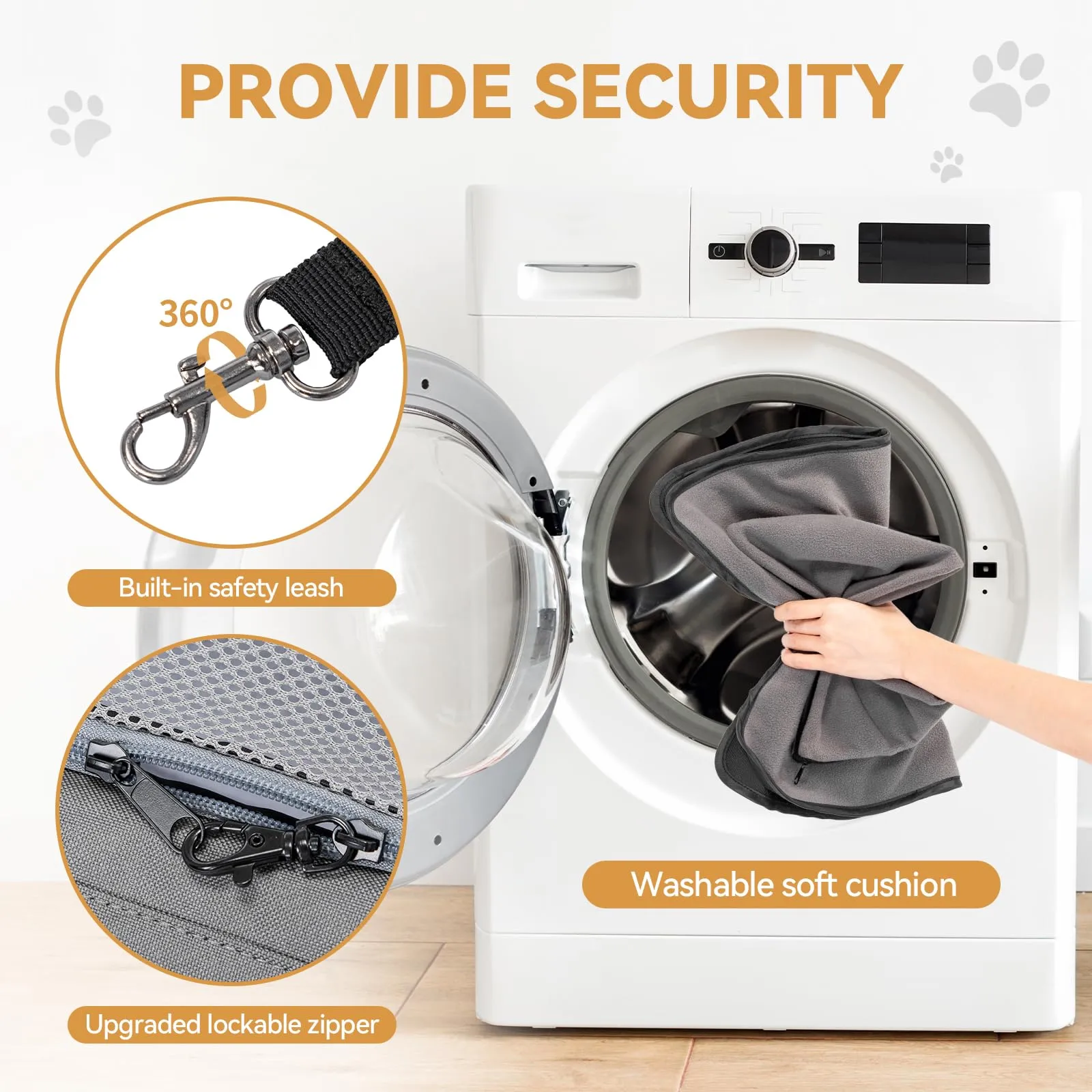 Petsfit Trasportino per Cani e Gatti, 55 x 40 x 23 cm - immagine 6