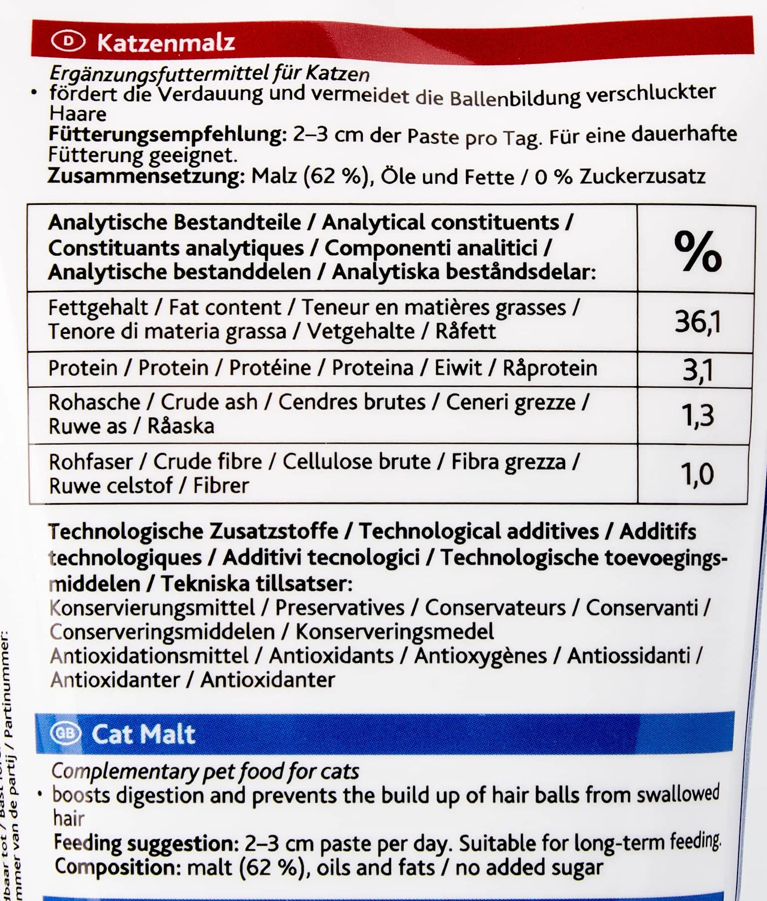 Trixie Tubo di Malto per Gatto 240 g - TR-4222 - immagine 5