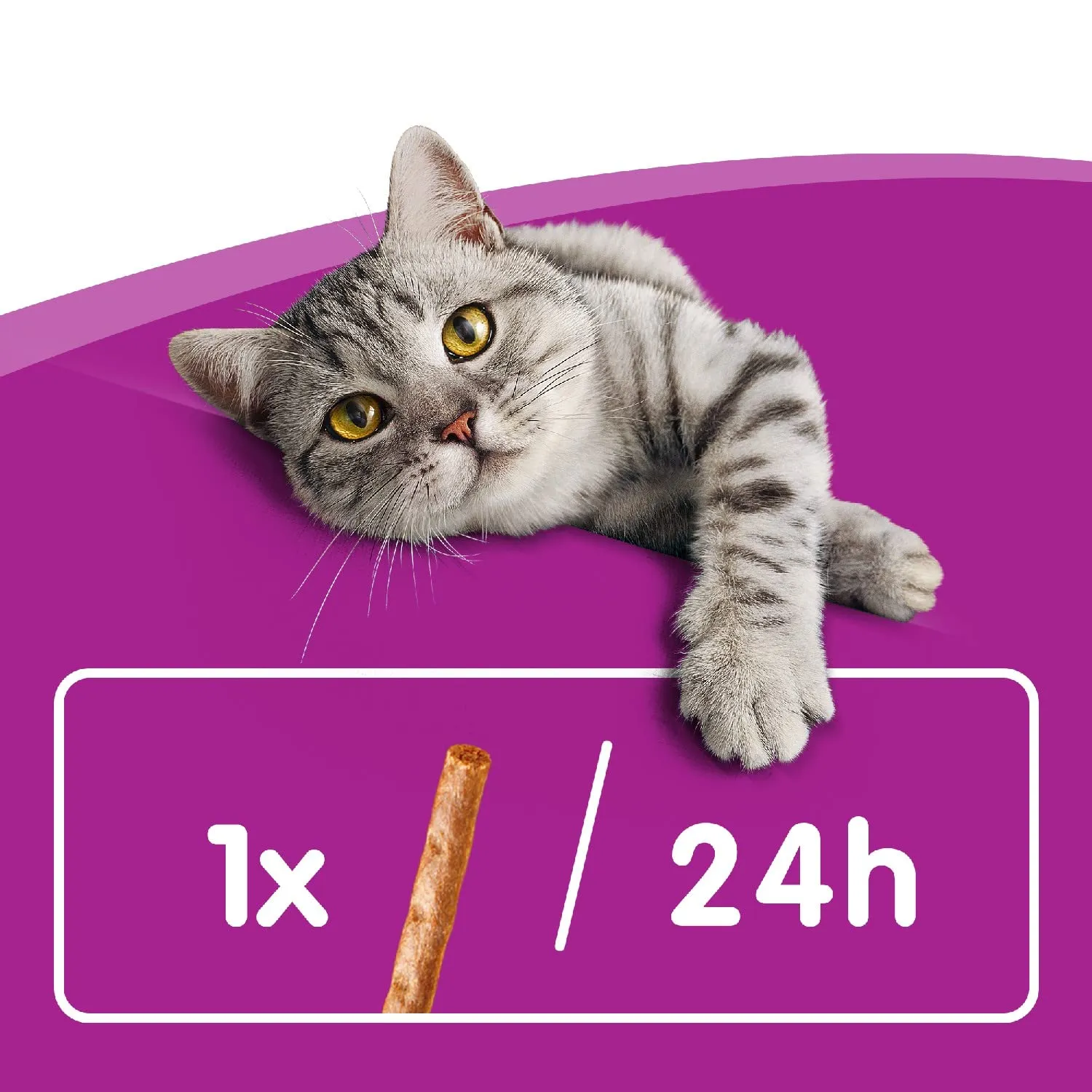 Whiskas Snack per Gatto Sticks al Pollo, 84 pezzi (28 x 18g) - immagine 2
