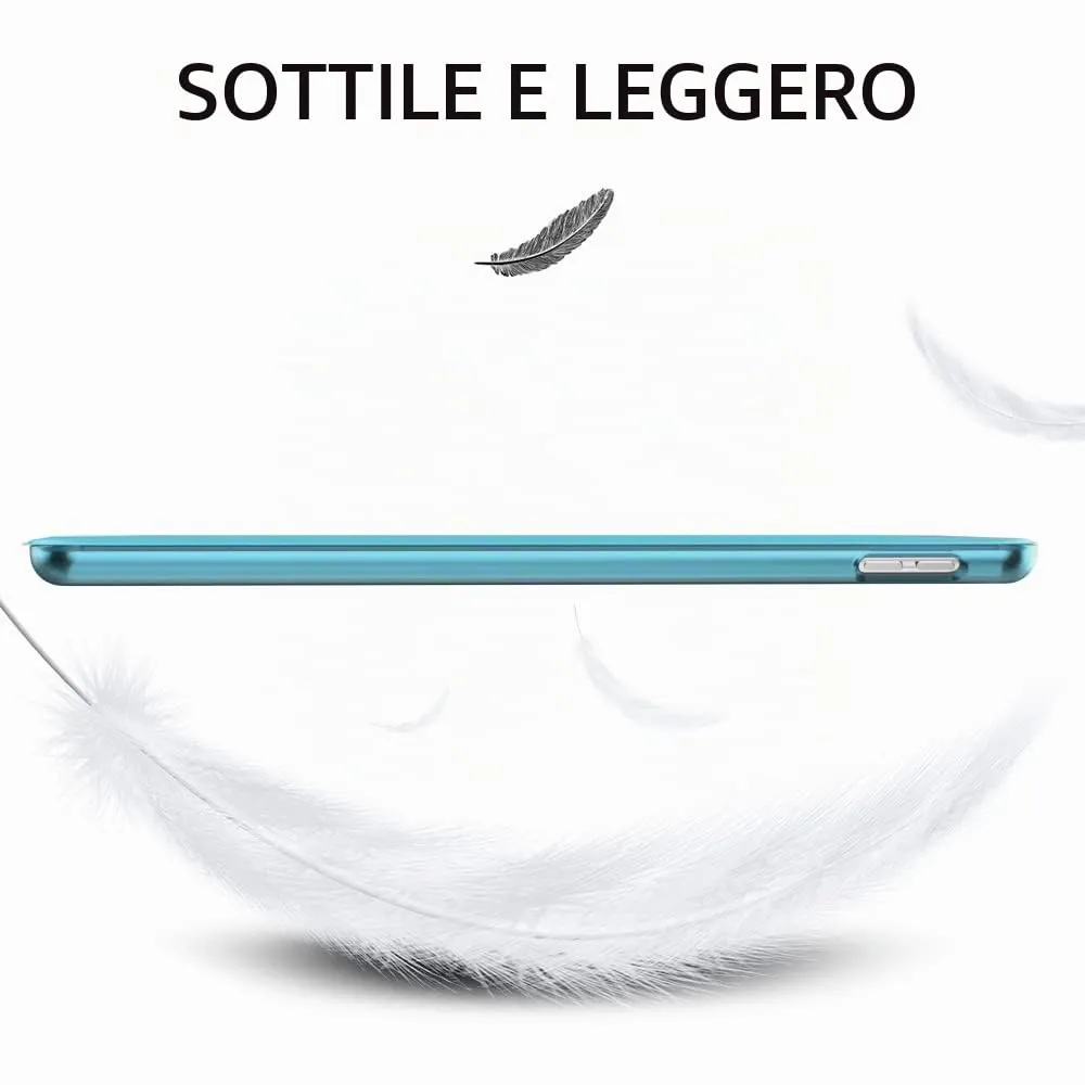 MoKo Cover per iPad 9a/8a/7a Gen 10.2 pollici (2019-2021), Blu Pavone - immagine 8
