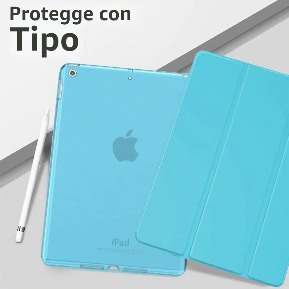 MoKo Cover per iPad 9a/8a/7a Gen 10.2 pollici (2019-2021), Blu Pavone - immagine 9