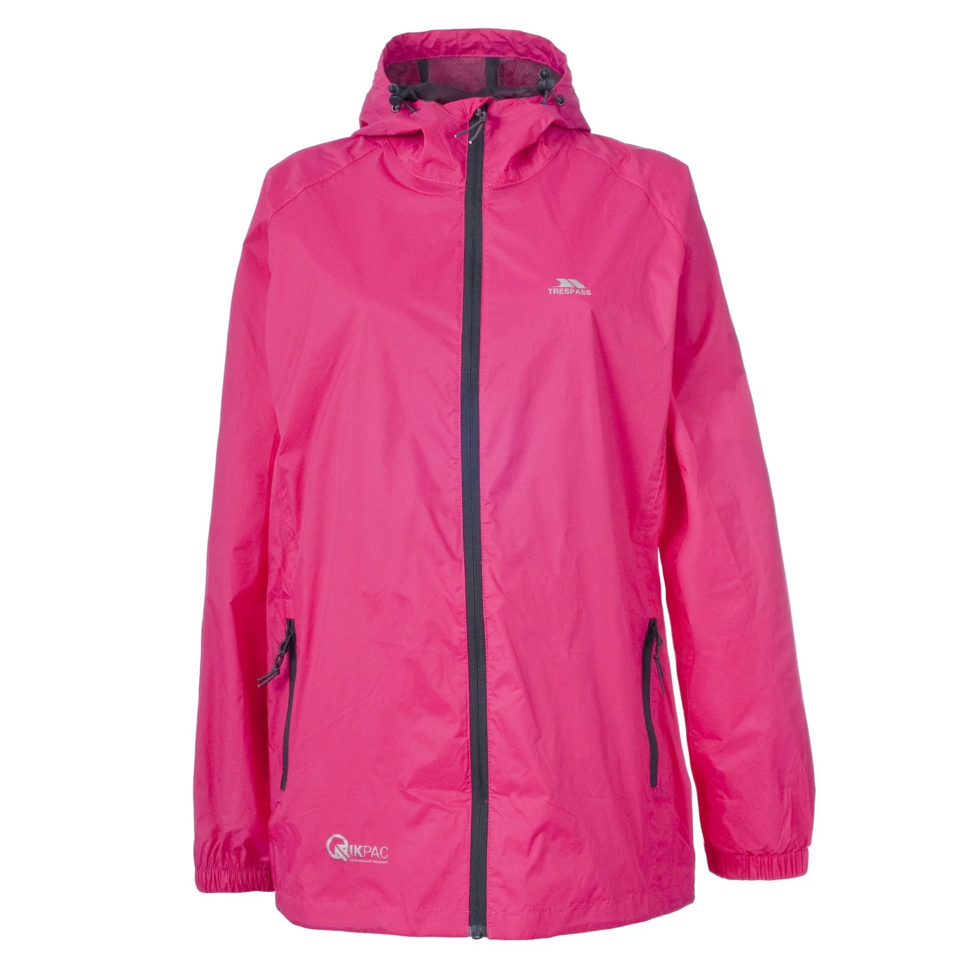 Trespass Giacca Impermeabile Unisex Qikpac blu navy L - immagine 9