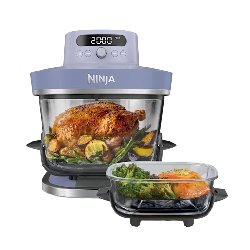 Ninja CRISPi PRO Friggitrice ad aria in vetro XL, Lilla - immagine 1