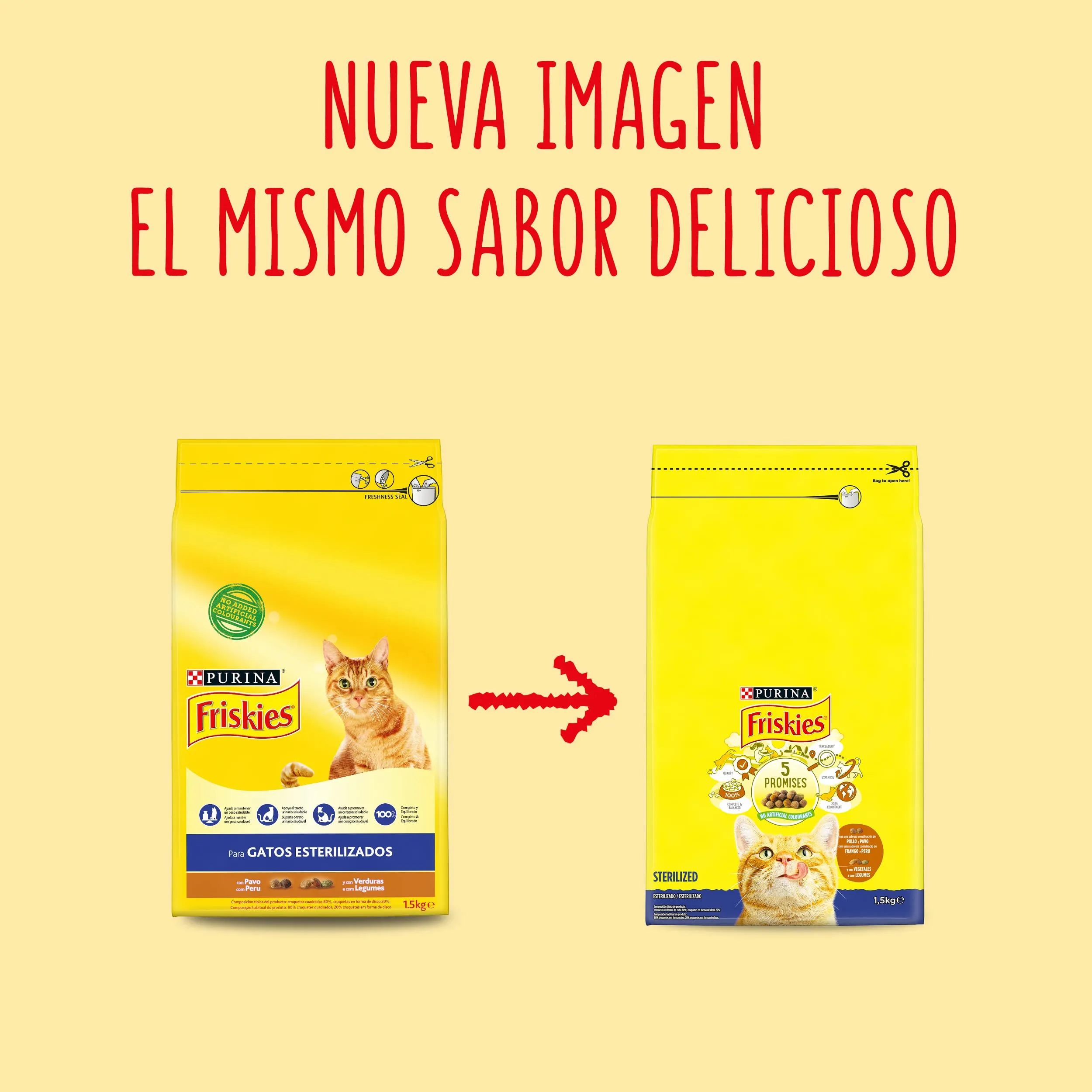Purina Friskies Cibo per gatto Sterilizzato Adulto con tacchino e verdure, 4 x 3 kg - immagine 3
