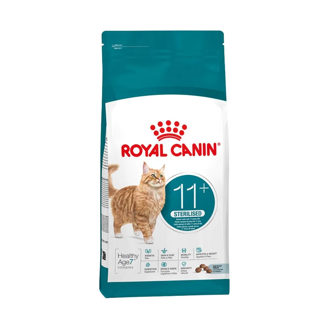 Royal Canin Ageing Sterilised 11+ Dry Cat Food, 3 x 400 g - immagine 2