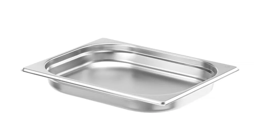 Hendi Contenitore Gastronorm GN 1/2 Budget Line, Acciaio Inox, 2L, 325x265x40mm - immagine 2