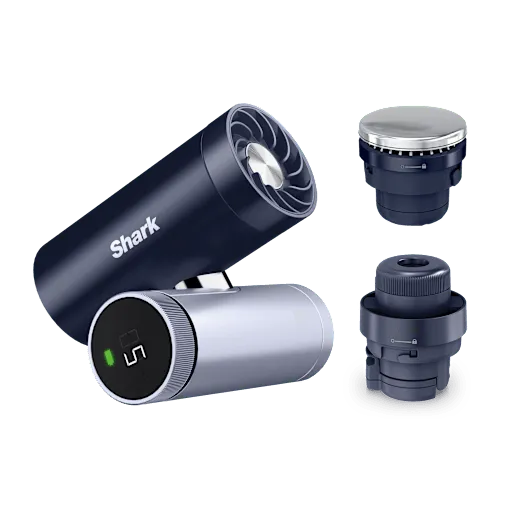 Shark ChillPill Ventilatore Portatile 3-in-1 con Custodia da Viaggio, Blu Notte - immagine 1