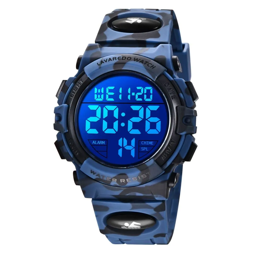 aswan watch Orologio Digitale Bambino Blu S/M - immagine 1