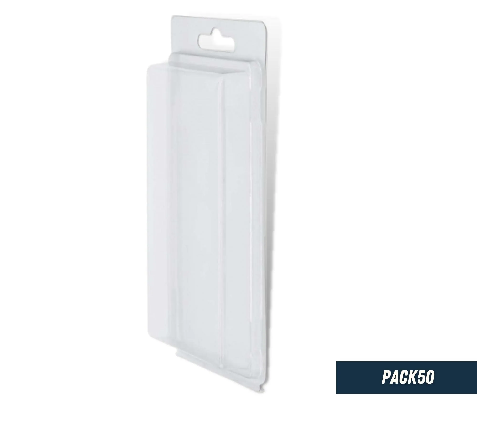 DOJA Barcelona Scatole Blister Auto-Chiusura in PVC Trasparente, Interno 145x77x15 mm, Esterno 180x90x25 mm, 50 Pezzi - immagine 2