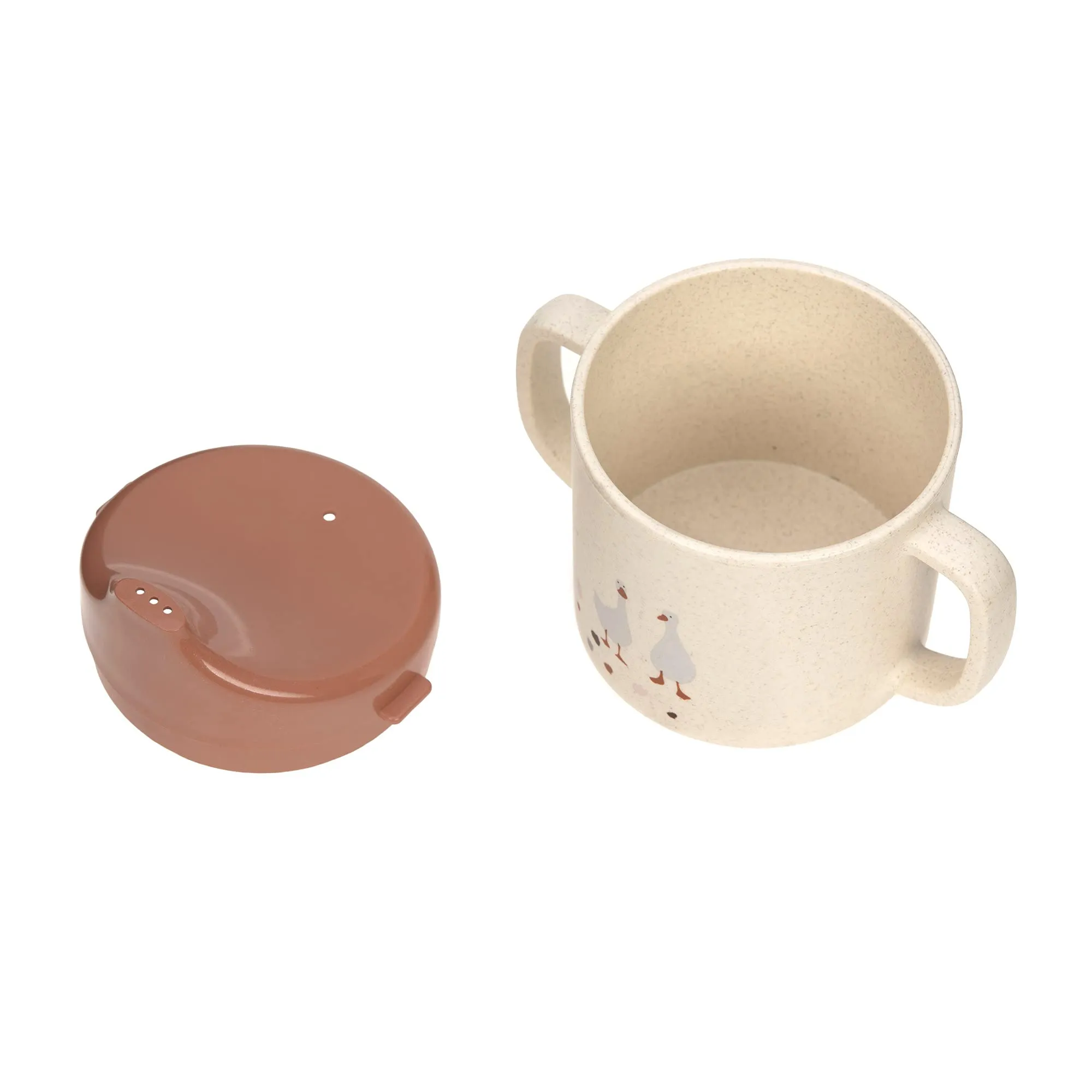 Lässig Tazza per bambini con manico e coperchio rimovibile 150 ml Garden Explorer - immagine 2