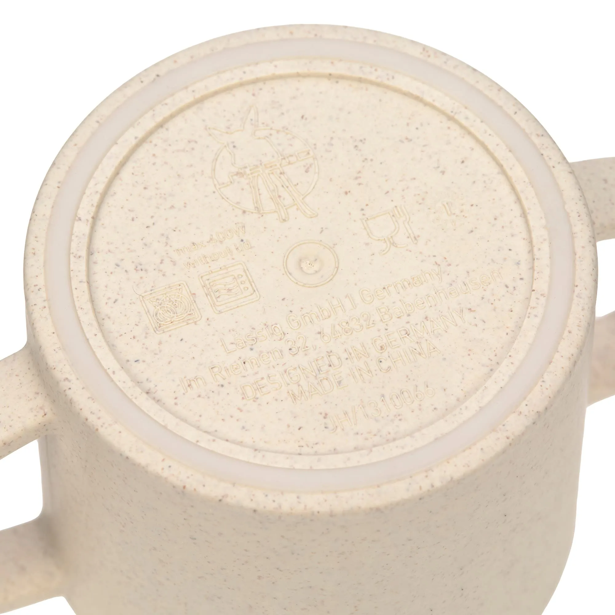 Lässig Tazza per bambini con manico e coperchio rimovibile 150 ml Garden Explorer - immagine 3