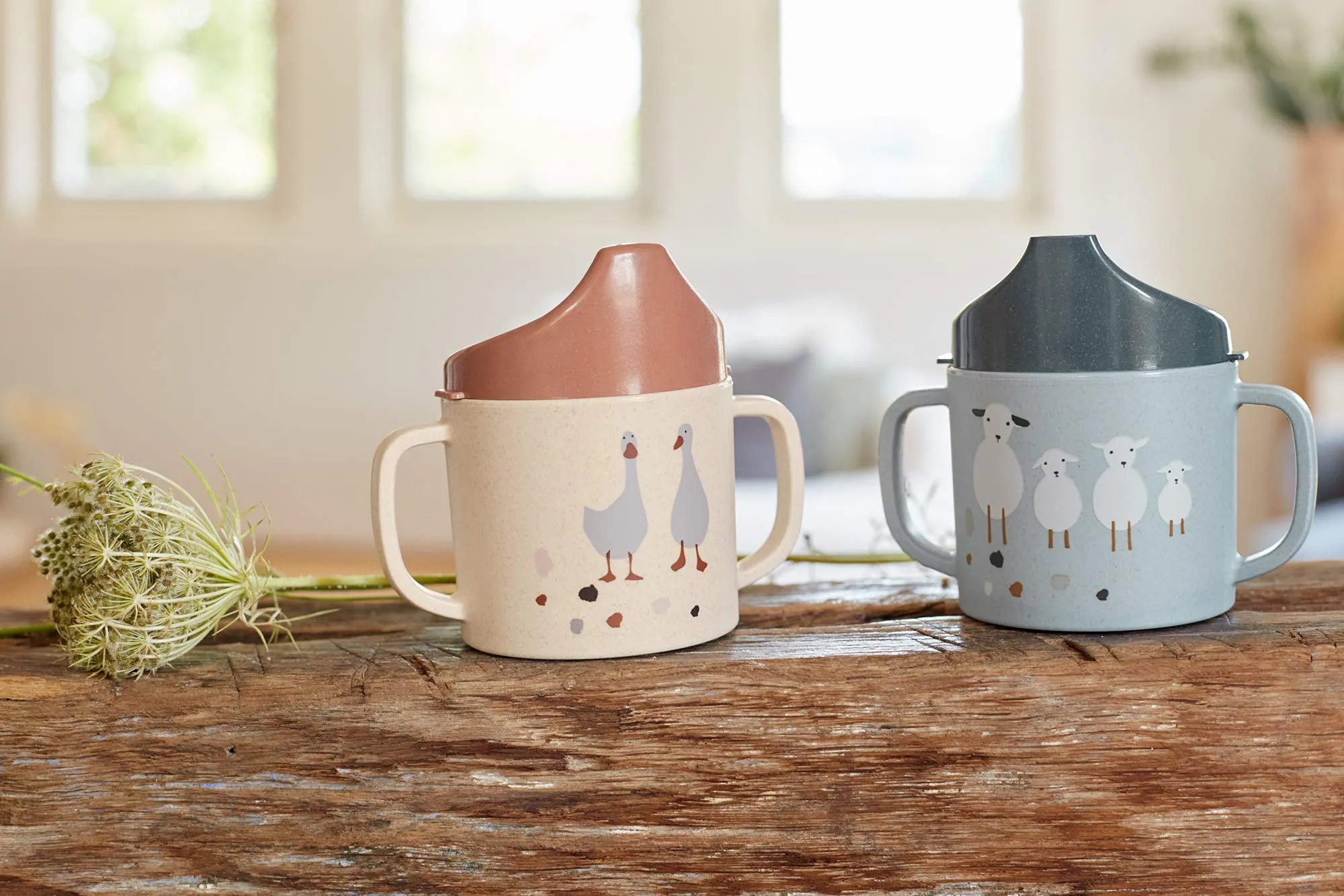 Lässig Tazza per bambini con manico e coperchio rimovibile 150 ml Garden Explorer - immagine 5