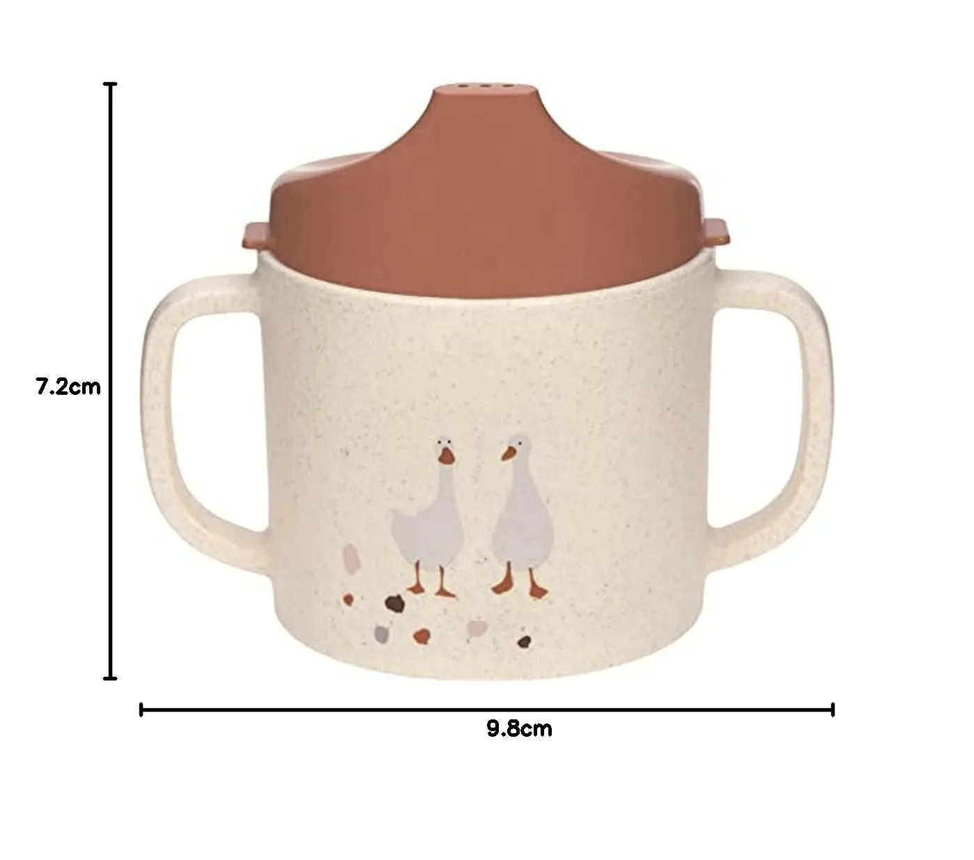 Lässig Tazza per bambini con manico e coperchio rimovibile 150 ml Garden Explorer - immagine 9