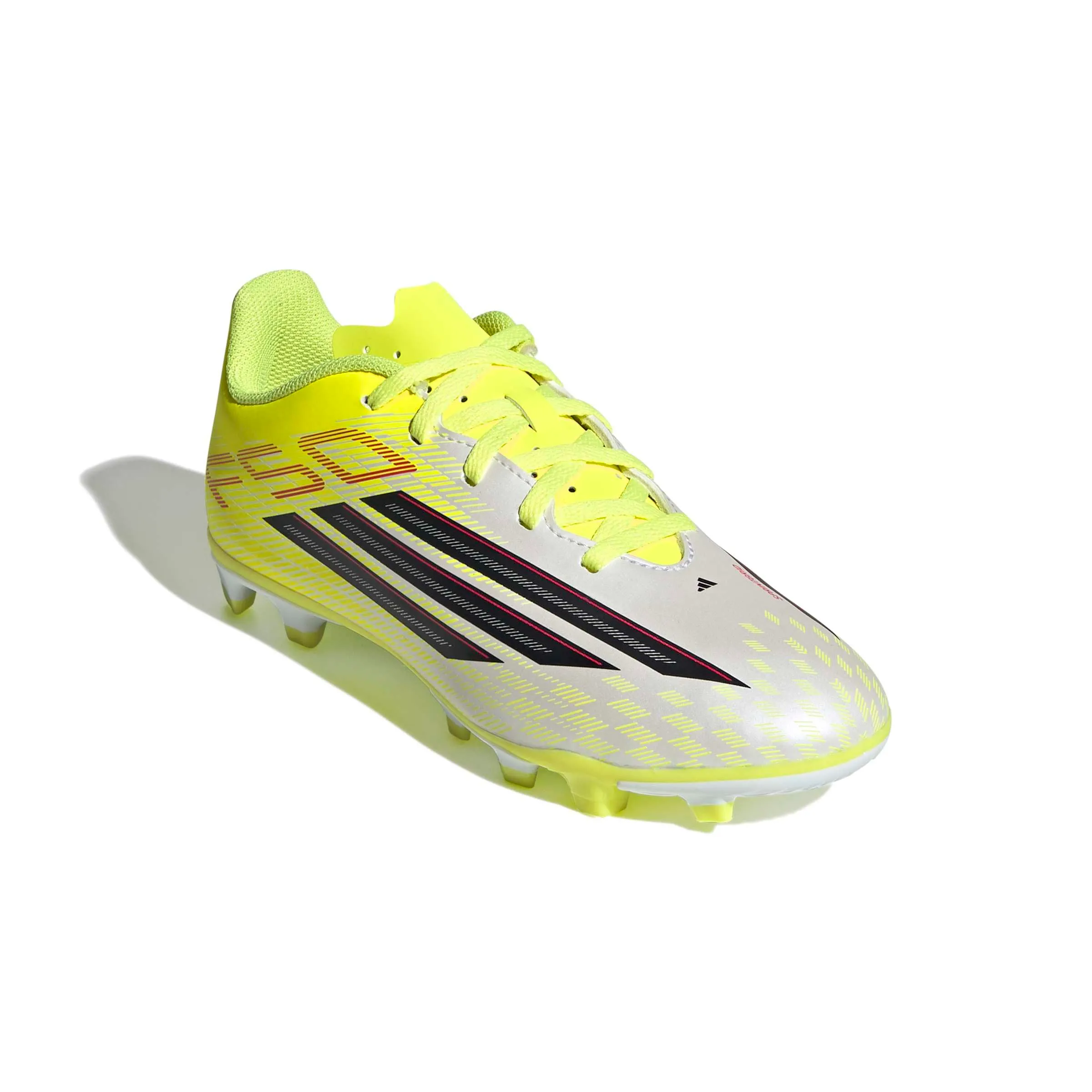 adidas F50 Club Firm Ground/Multi Ground Football Boots Kids, Team Solar Yellow 2/Core Black/Lucid Red, 31 EU - immagine 4