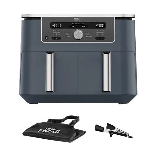 Ninja Dual Zone MAX Friggitrice ad aria 9,5 L, Grigio Cyber - immagine 1