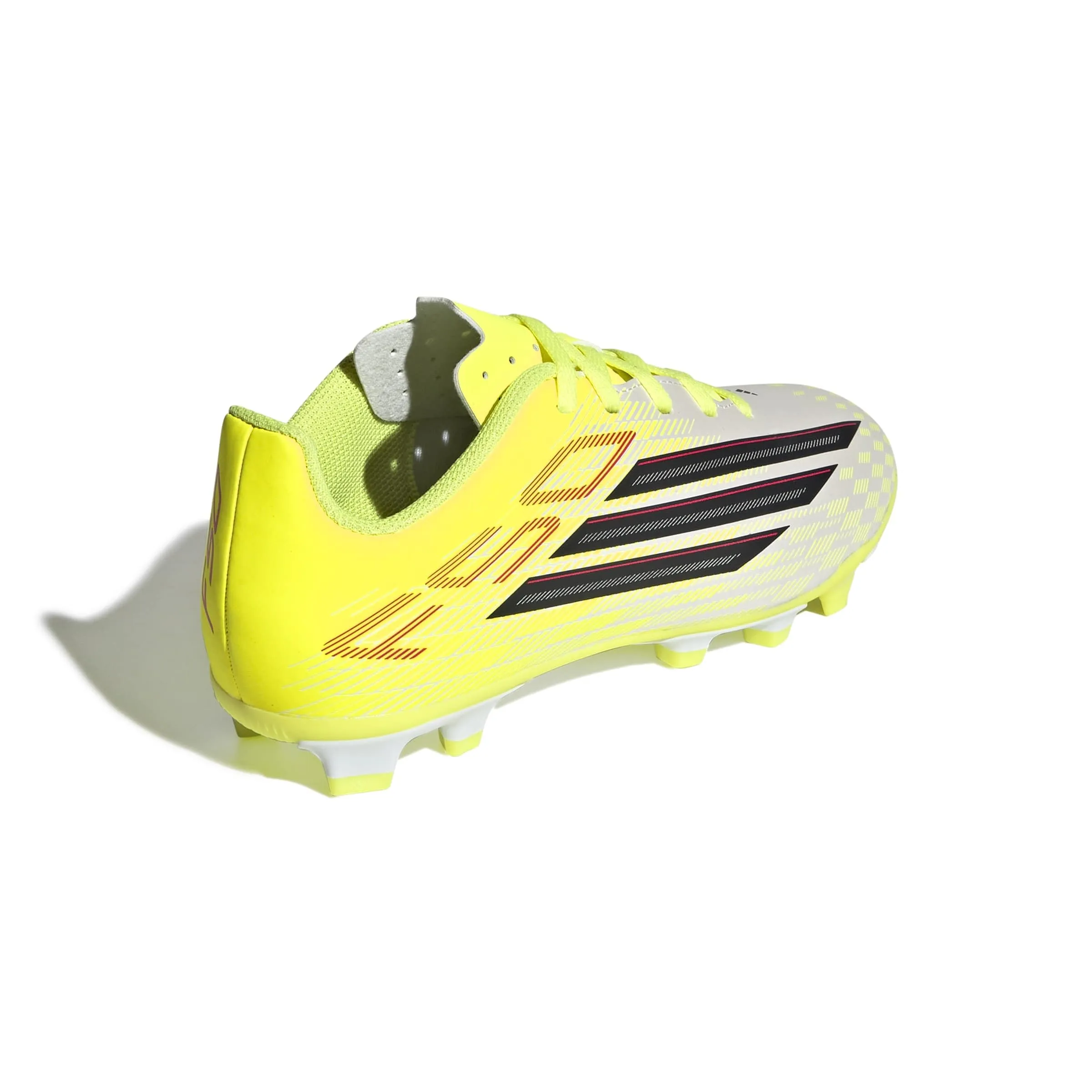 adidas F50 Club Firm Ground/Multi Ground Football Boots Kids, Team Solar Yellow 2/Core Black/Lucid Red, 38 EU - immagine 5