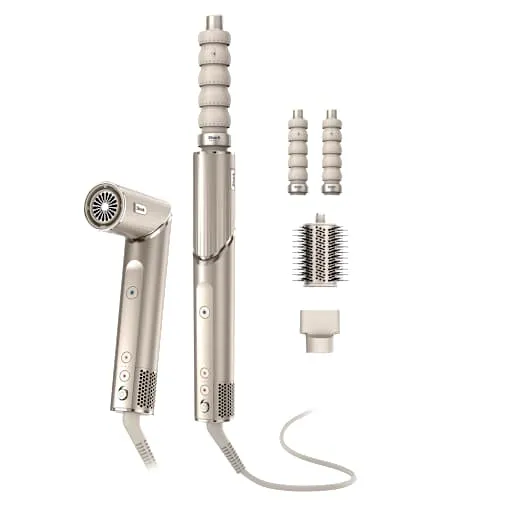 Shark FlexStyle Styler e Asciugacapelli Champagne (3 accessori) - immagine 1