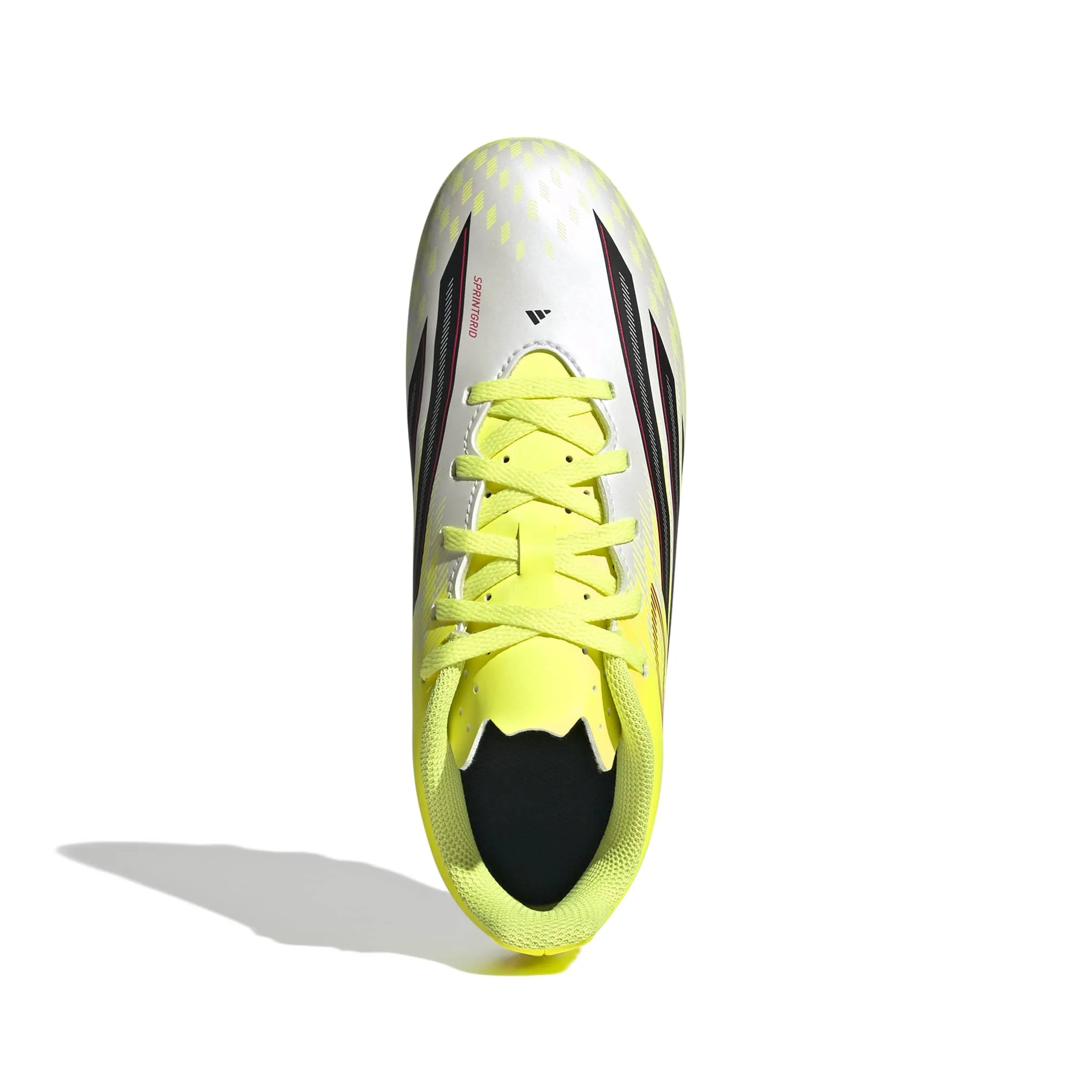 adidas F50 Club Firm Ground/Multi Ground Football Boots Kids - Team Solar Yellow 2/Core Black/Lucid Red, 36 EU - immagine 2