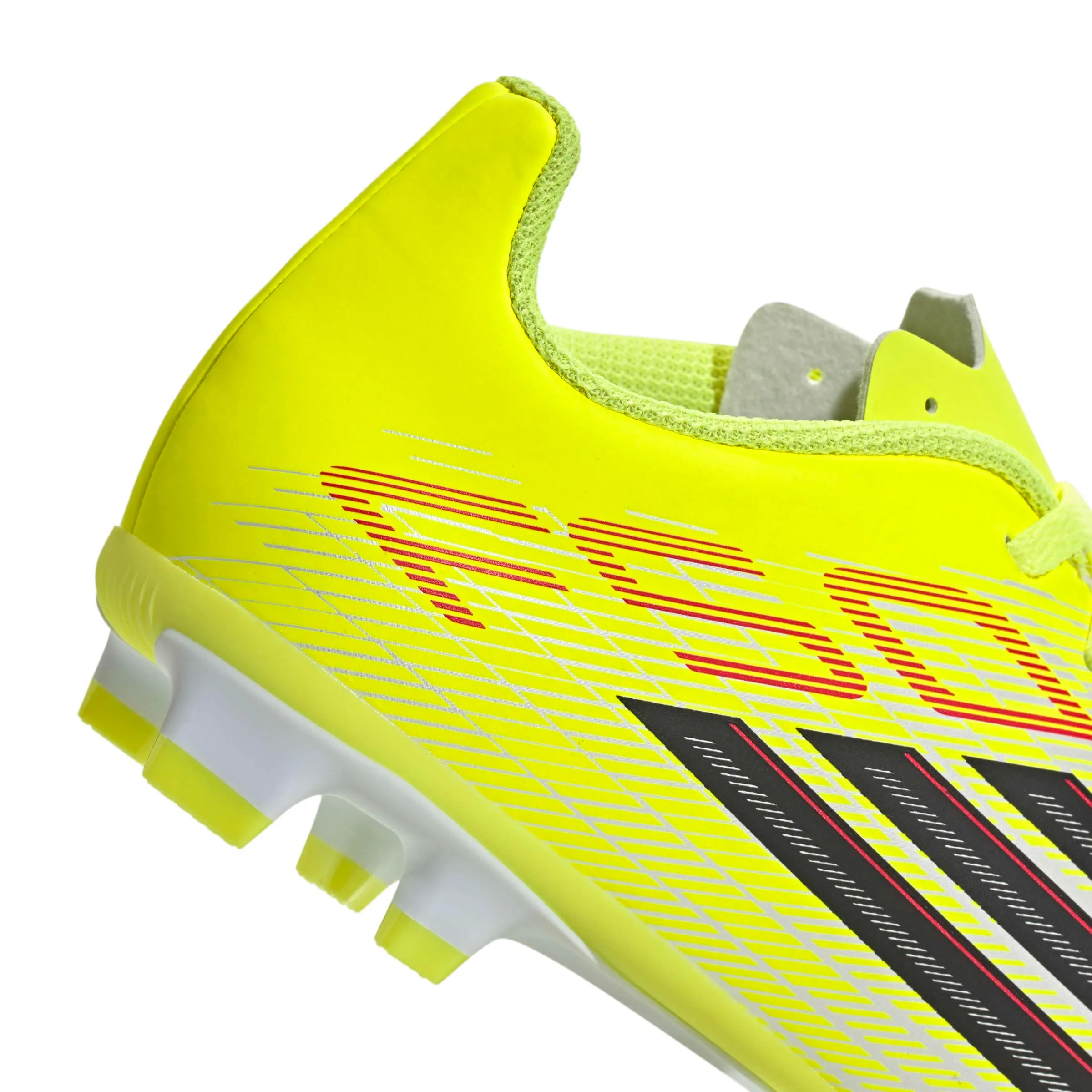 adidas F50 Club Firm Ground/Multi Ground Football Boots Kids - Team Solar Yellow 2/Core Black/Lucid Red, 36 EU - immagine 6