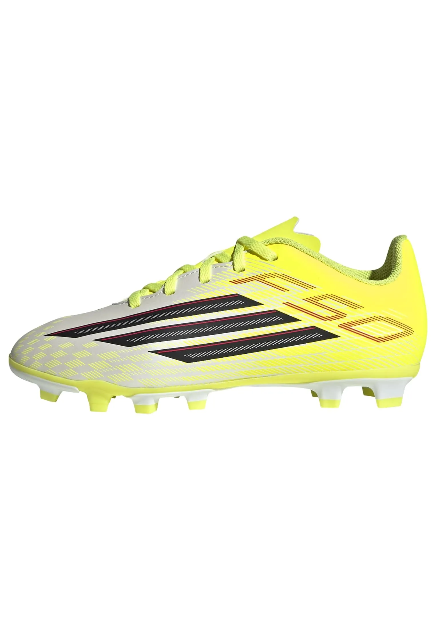 adidas F50 Club Firm Ground/Multi Ground Football Boots Kids, Team Solar Yellow 2/Core Black/Lucid Red, 30 EU - immagine 1