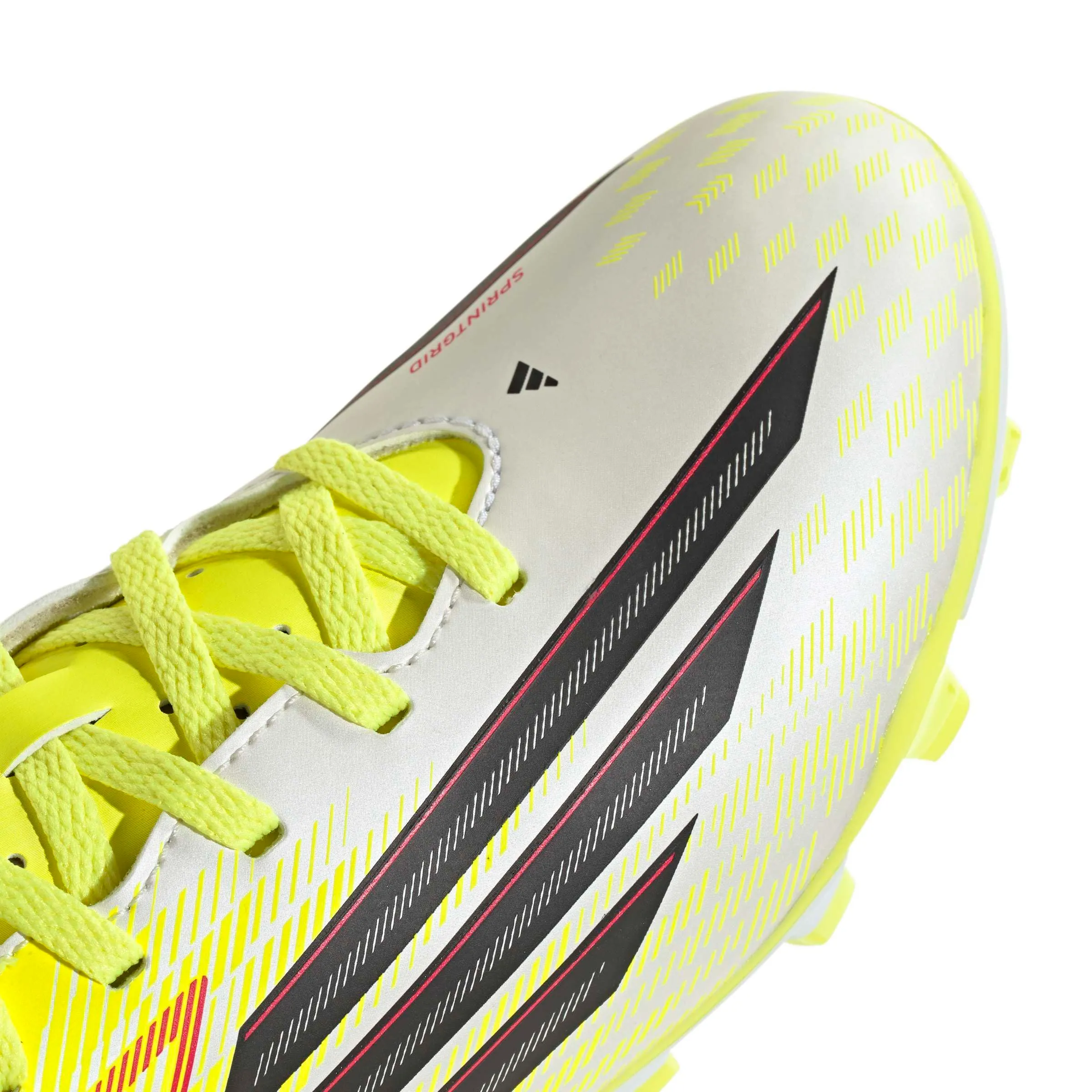 adidas F50 Club Firm Ground/Multi Ground Football Boots Kids, Team Solar Yellow 2/Core Black/Lucid Red, 30 EU - immagine 7