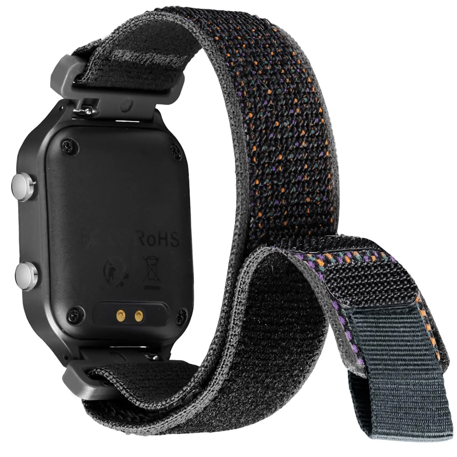 Timever Orologio Digitale per Bambini con Contapassi, 2 Sveglie, Cronometro, Luce e Data, Cinturino in Nylon e Velcro - immagine 2