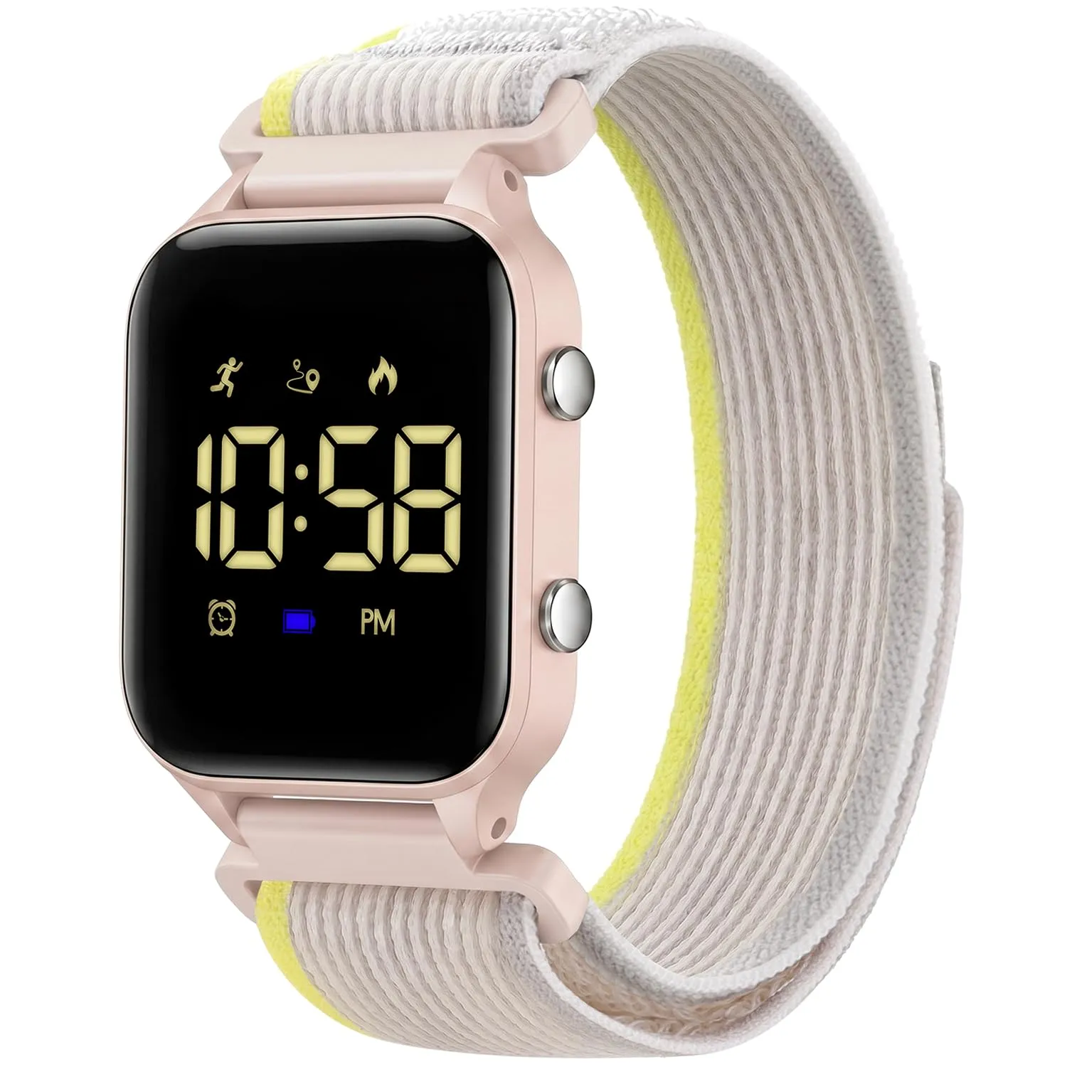 Timever Orologio Digitale Sportivo per Bambini con Contapassi, Cronometro, Luce e Data - immagine 1