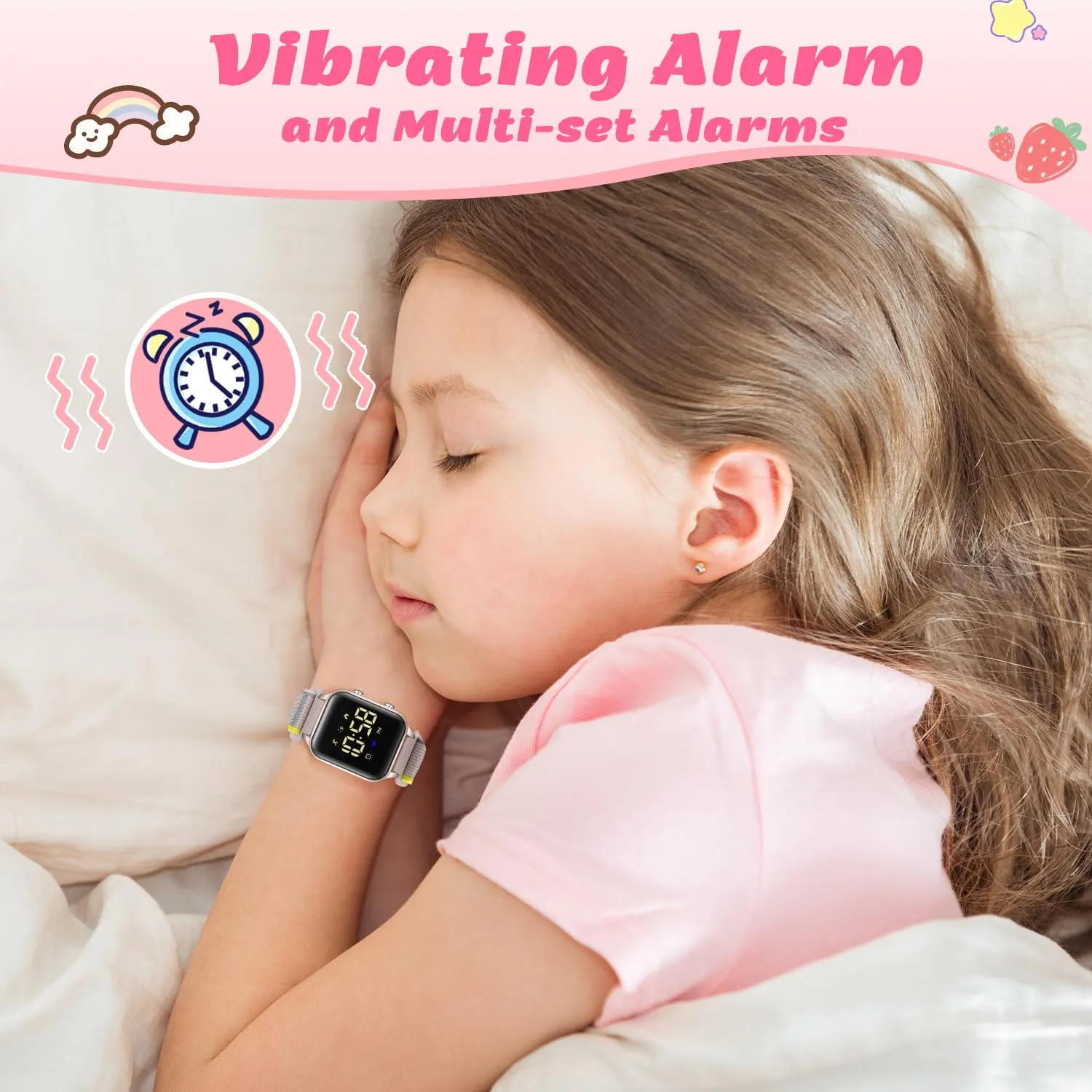 Timever Orologio Digitale Sportivo per Bambini con Contapassi, Cronometro, Luce e Data - immagine 6