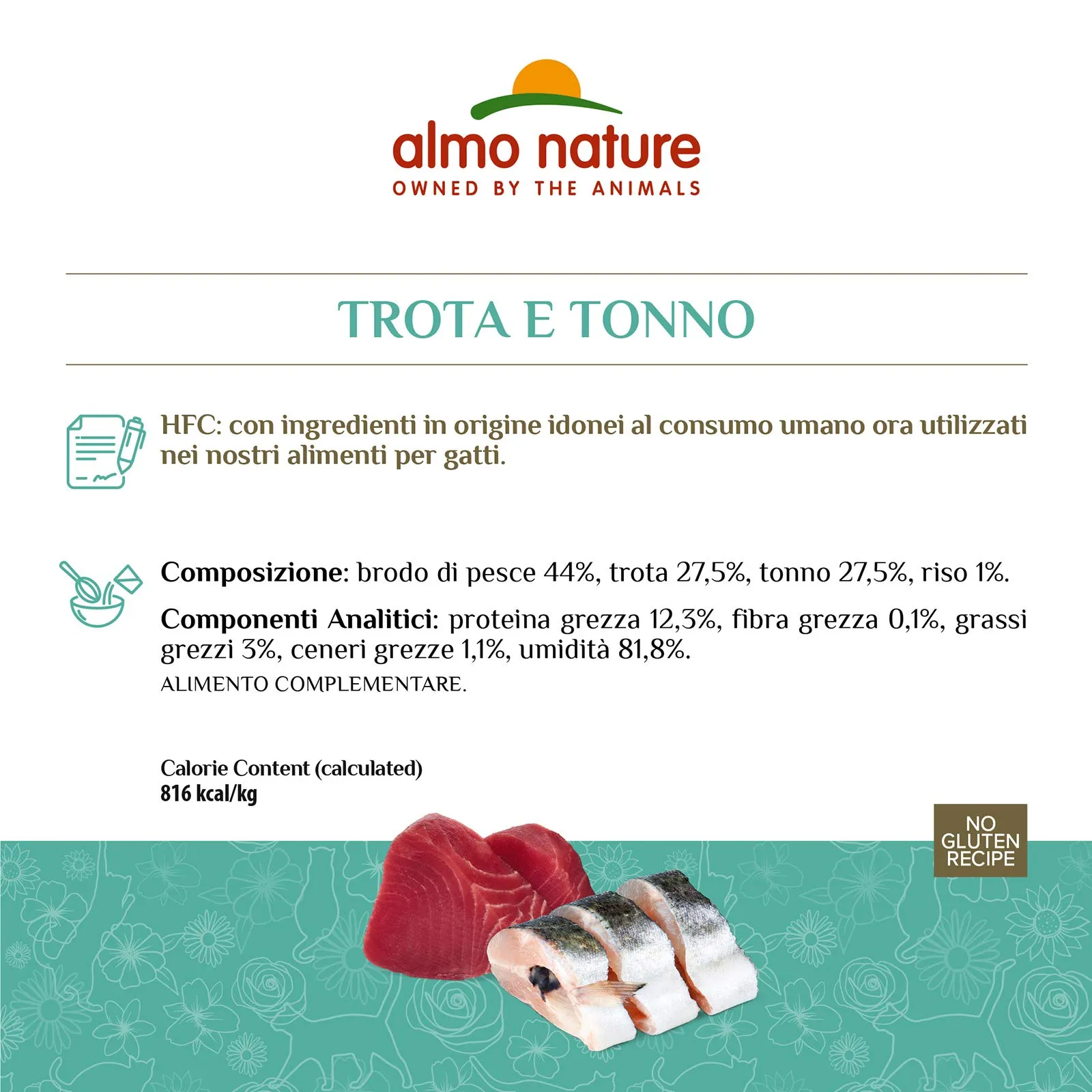 Almo Nature Cibo Umido per Gatti Adulti, 6 Lattine da 70 g - immagine 3