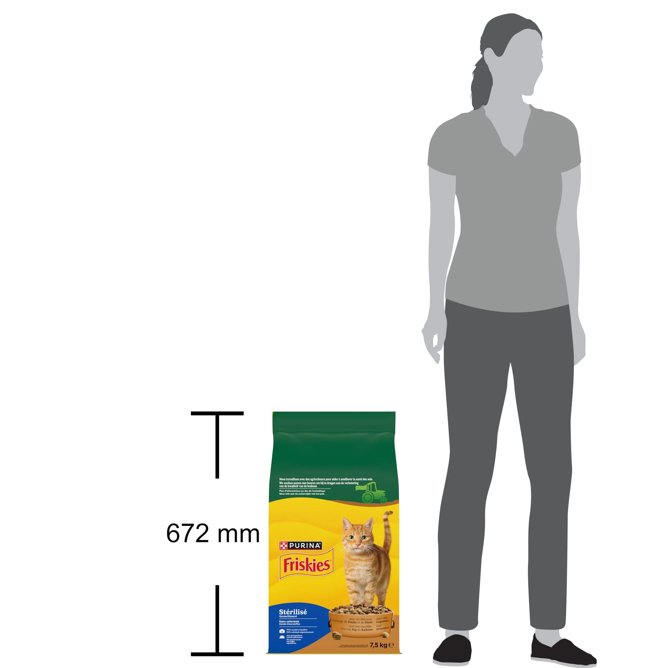 Friskies Crocchette per Gatti Adulti Sterilizzati Pollo e Tacchino, 7,5 kg - immagine 5