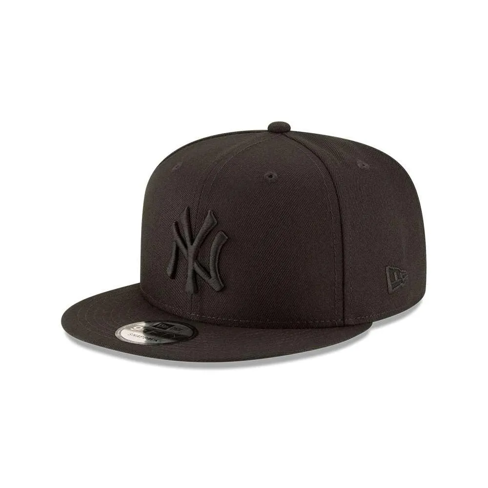 New Era Berretto da Baseball Unisex Non Strutturato, Nero su Nero, Taglia Unica - immagine 1