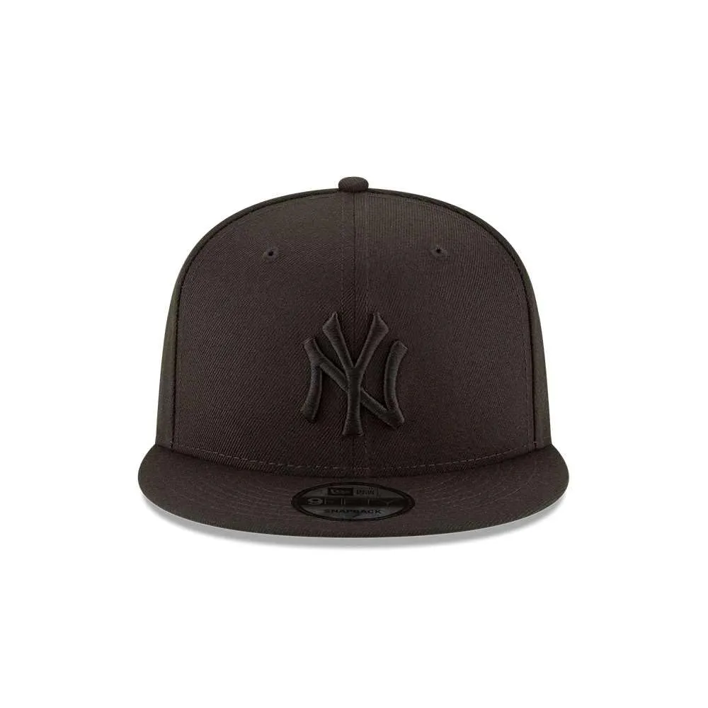 New Era Berretto da Baseball Unisex Non Strutturato, Nero su Nero, Taglia Unica - immagine 2